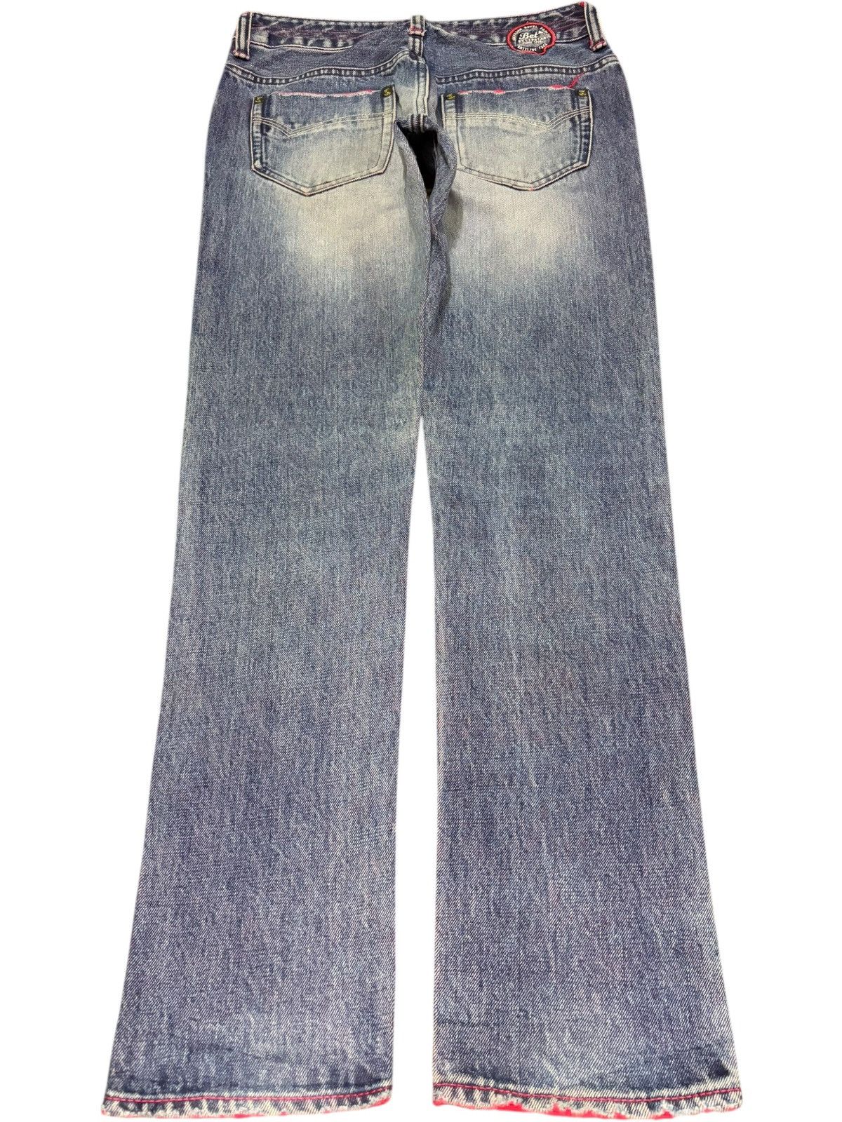 Ksubi Vintage Japanese Brand Faded Wash Distressed Jeans Size 29" - 2 Thumbnail