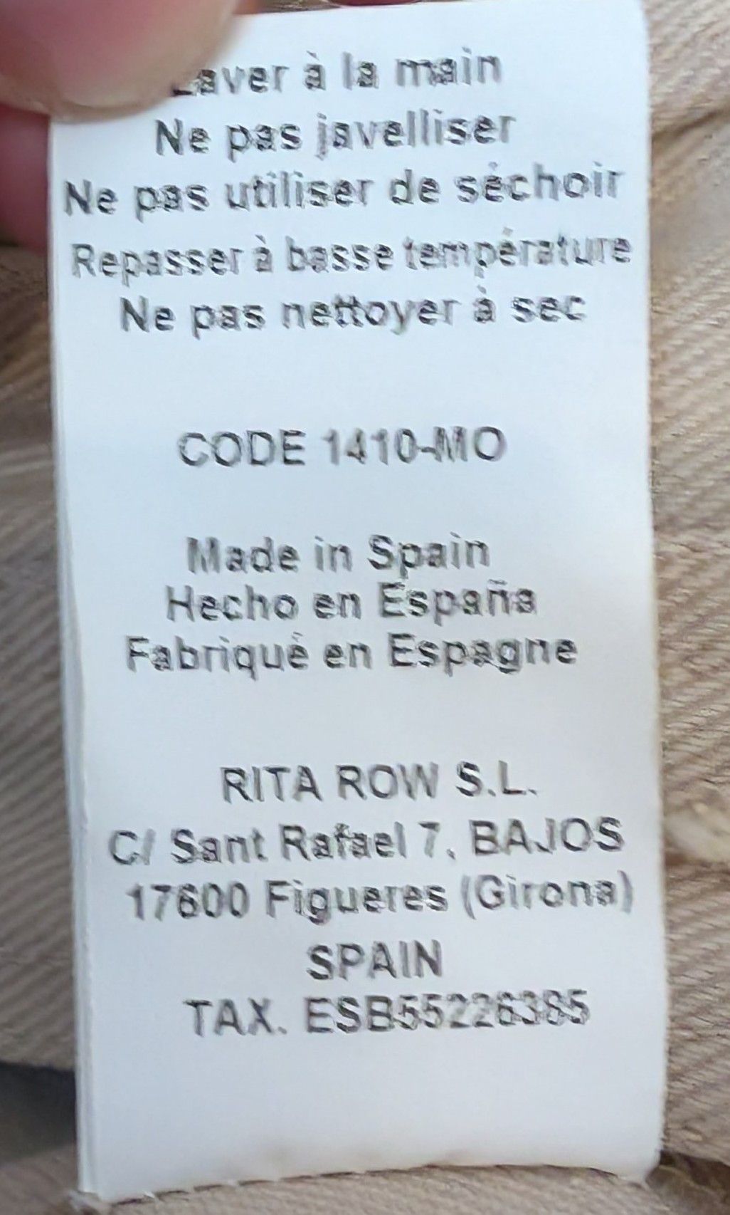 Other Rita Row Halla Jumpsuit Beige Denim Twill Made in Spain Size 36" / US 14 / IT 50 - 4 Thumbnail
