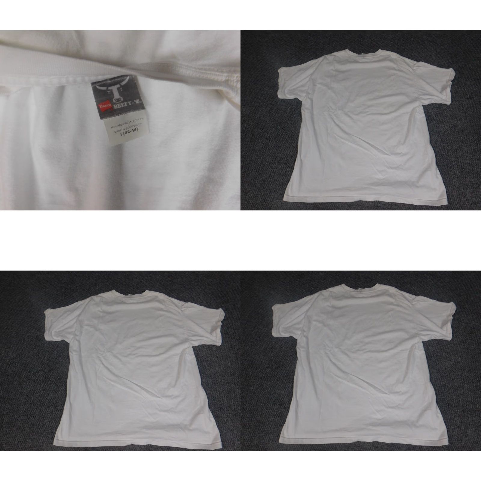 Hanes Hanes White Logo Graphic Hawaii Mens Shirt L Short Sleeve Crew Neck Cotton Blend T-Shirt Vintage No (All Seasons) Size L Mens Size US L / EU 52-54 / 3 - 8 Thumbnail