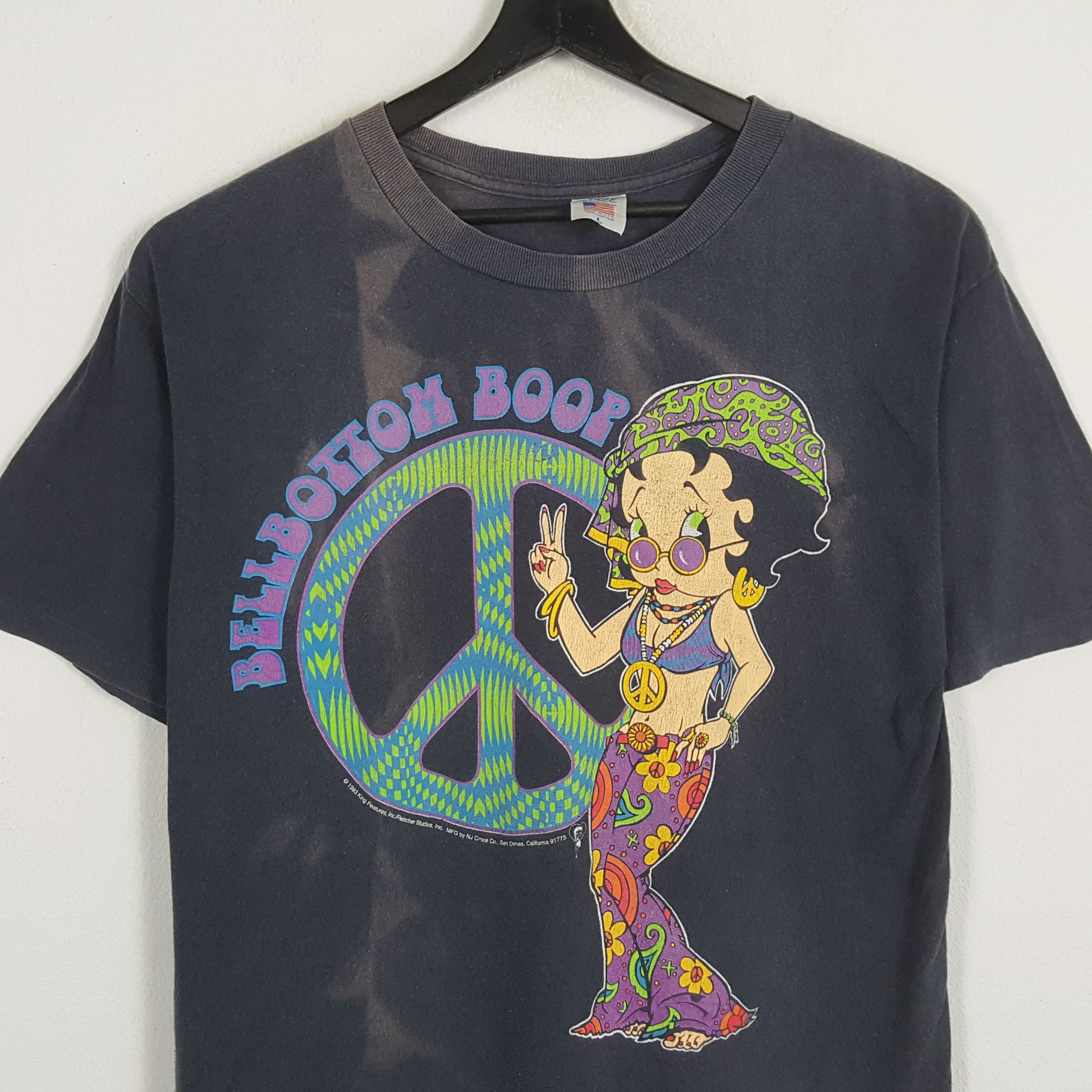 Vintage BETTY BOOP Cartoon Vintage Tshirt Size US L / EU 52-54 / 3 - 2 Thumbnail