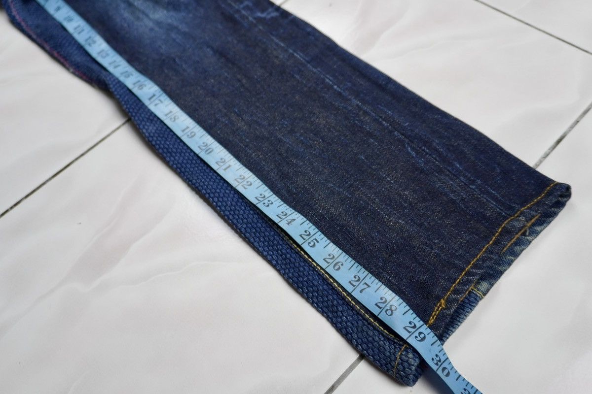 Japanese Brand Tasuki Jeans Repair. Co reconstruct blue denim selvedge Size US 28 / EU 44 - 22 Thumbnail