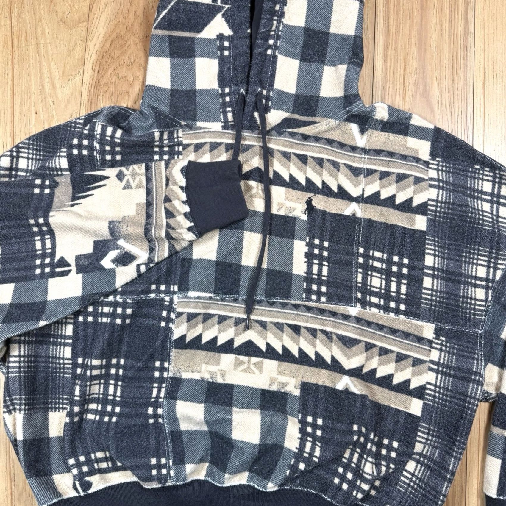 Polo Ralph Lauren Polo Ralph Lauren Sweatshirt Mens Small S Multicolor Fleece Aztec Patchwork Beacon Hoodie Pullover Size US S / EU 44-46 / 1 - 3 Thumbnail