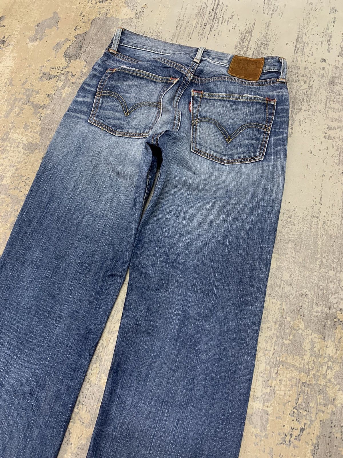 Levi's Vintage Levis 702 Distressed Denim Jeans 29x29.5 Size US 29 - 11 Thumbnail
