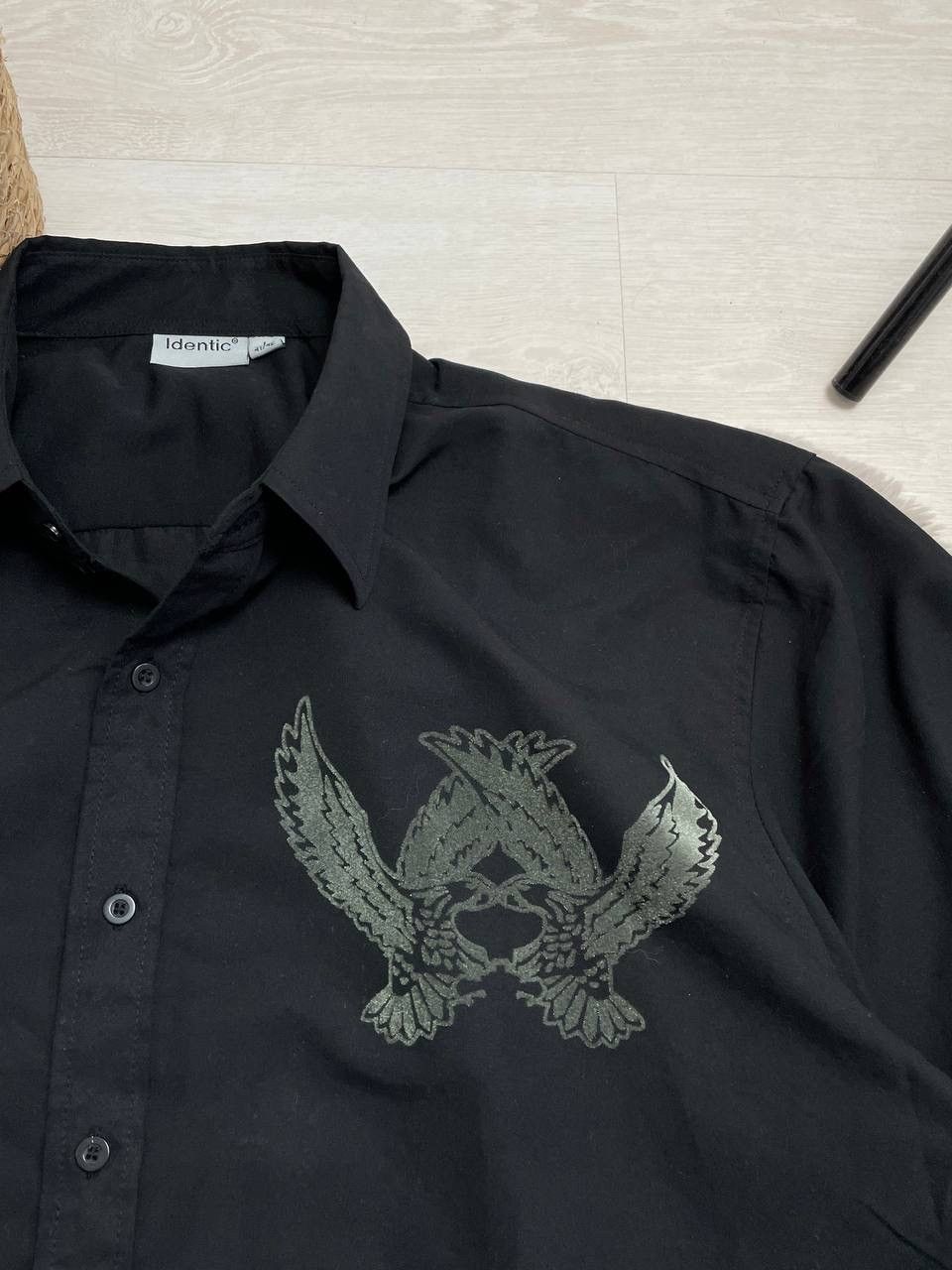 Japanese Brand × Vintage Vintage Shirt Rap Big CENTER Logo Oversized AvantGarde Size US XL / EU 56 / 4 - 6 Thumbnail