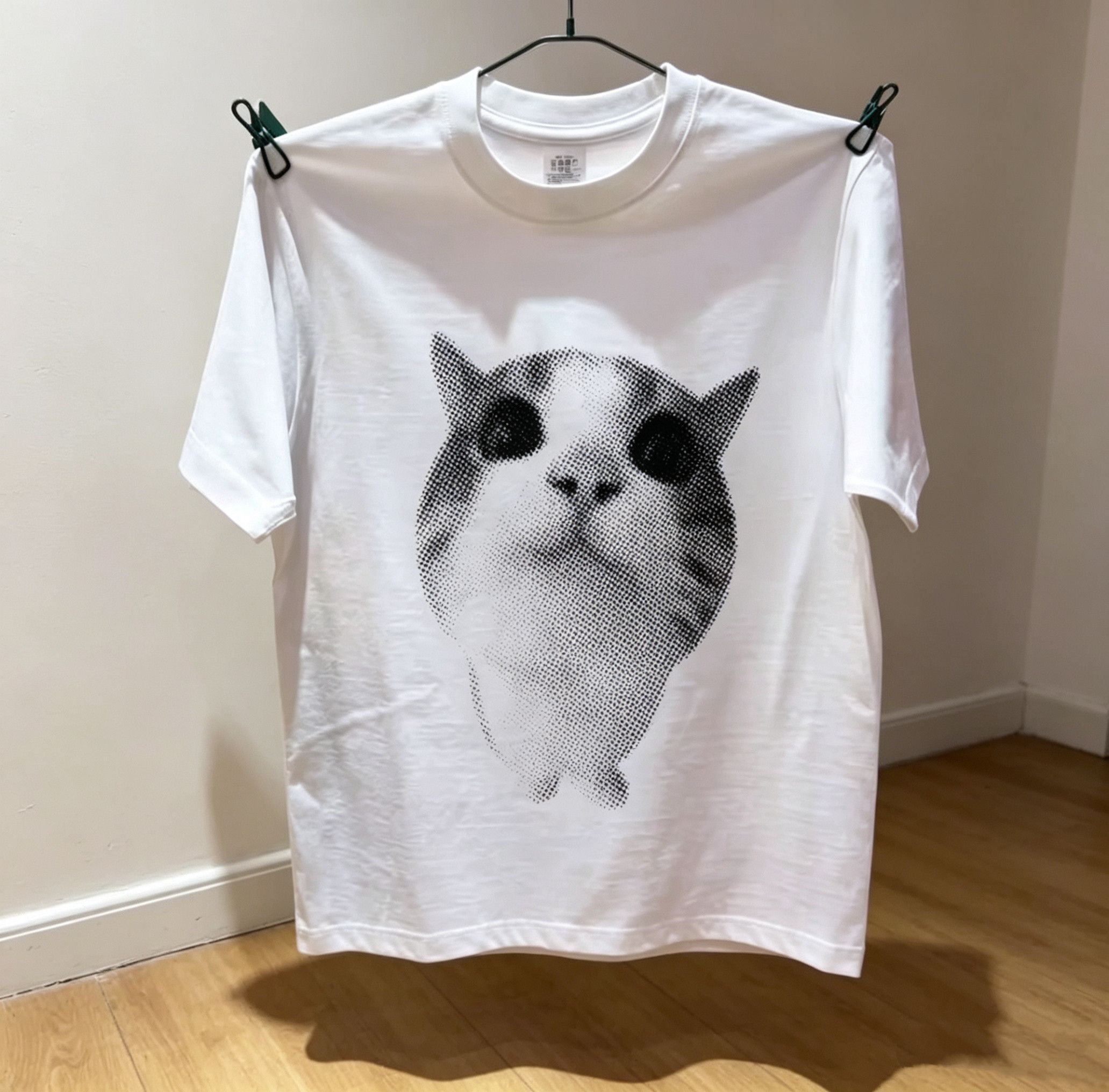 Japanese Brand Korean Harajuku Vintage Adorable Cat Graphic White T-Shirt Size US XL / EU 56 / 4 - 1 Thumbnail