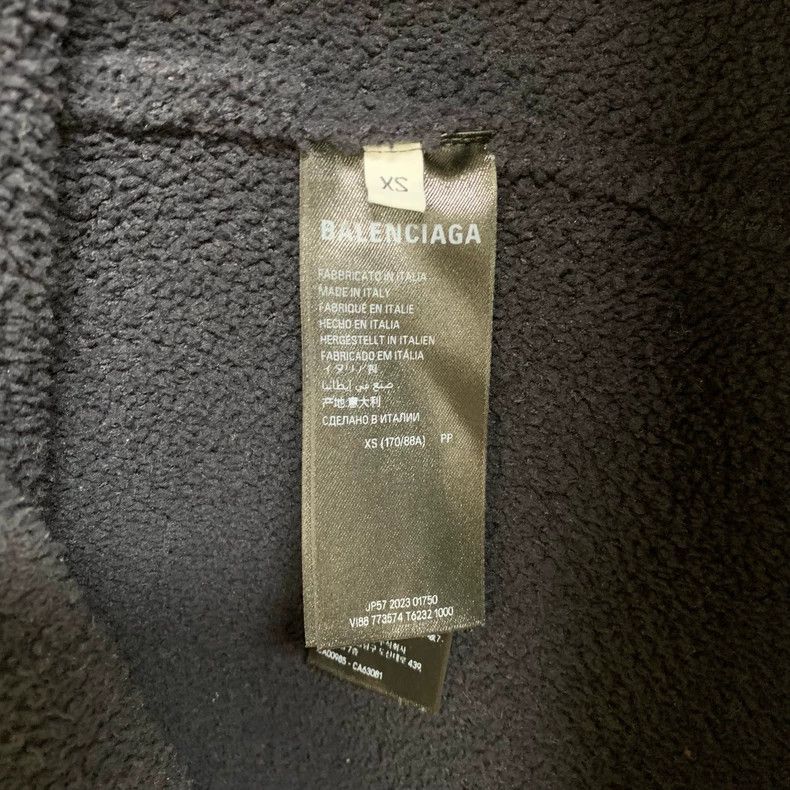 Balenciaga Balenciaga Polar fleece half zip sweatshirt Size US XS / EU 42 / 0 - 4 Thumbnail