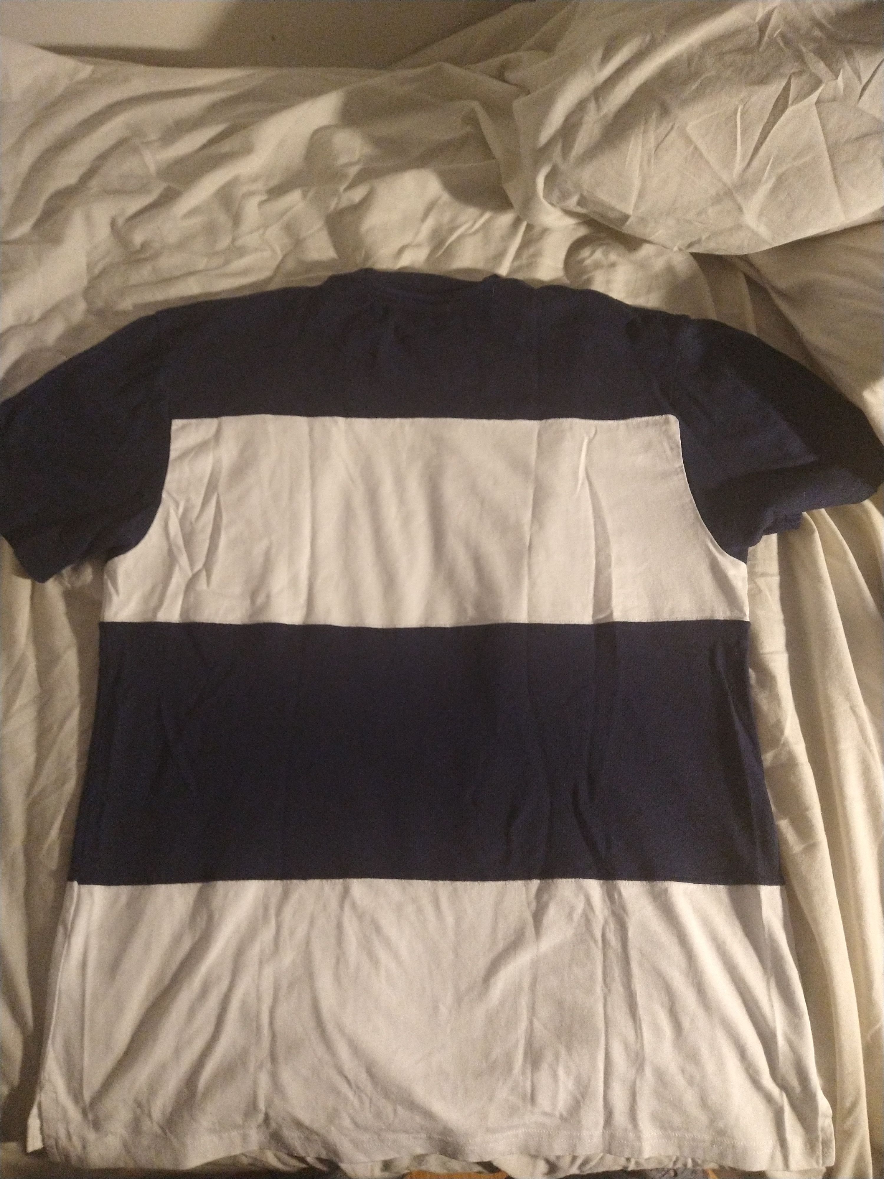 Noah Navy and White Stripe T-Shirt Size US M / EU 48-50 / 2 - 2 Thumbnail