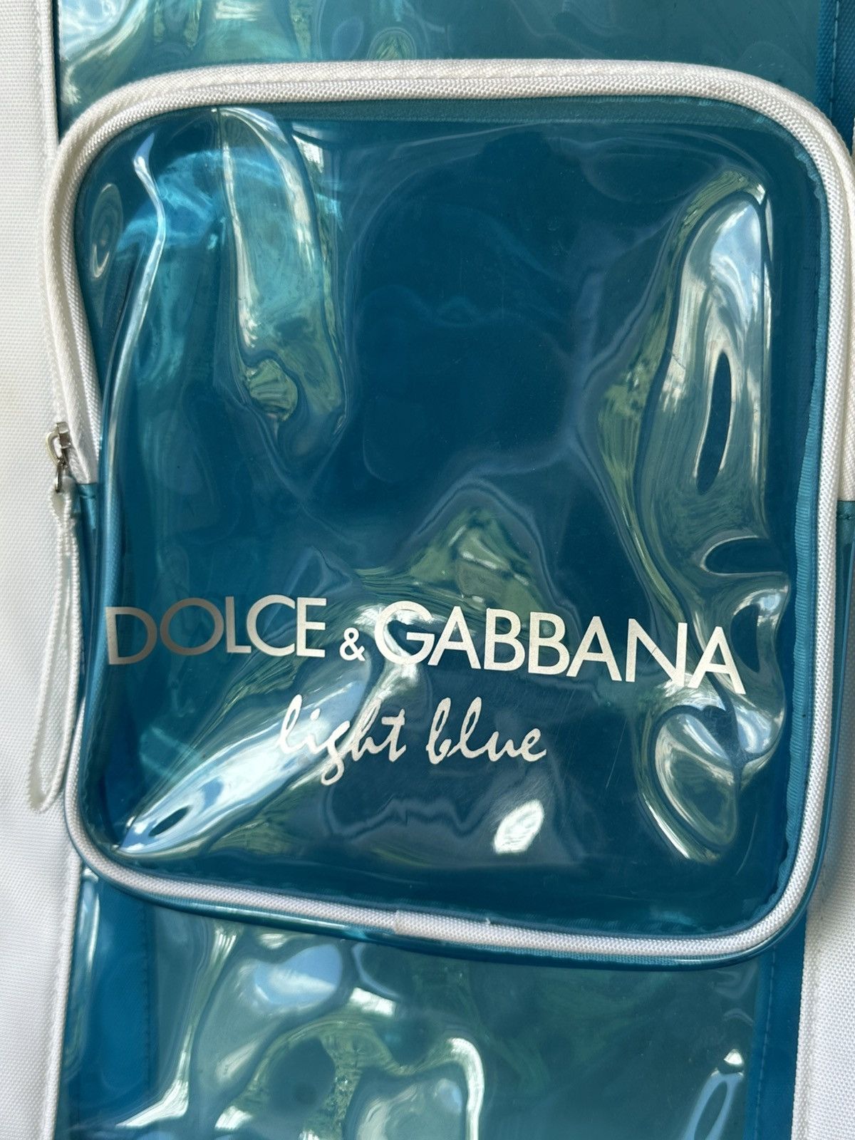 Dolce & Gabbana Vintage Dolce&Gabbana Light Blue Beach Hand Bag Size ONE SIZE - 5 Thumbnail