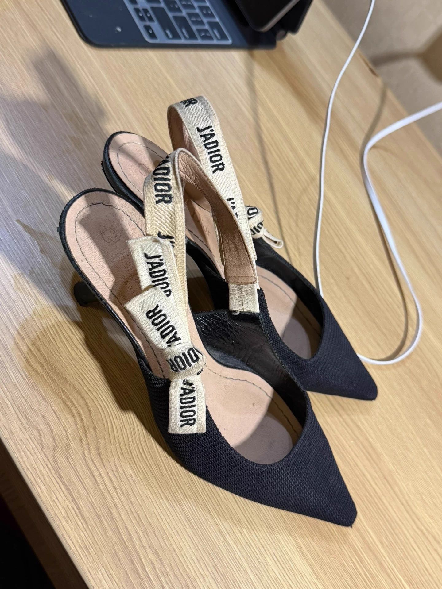 Dior Dior Kitten Heel Black EU 36.5 Size US 6.5 / IT 36.5 - 3 Thumbnail