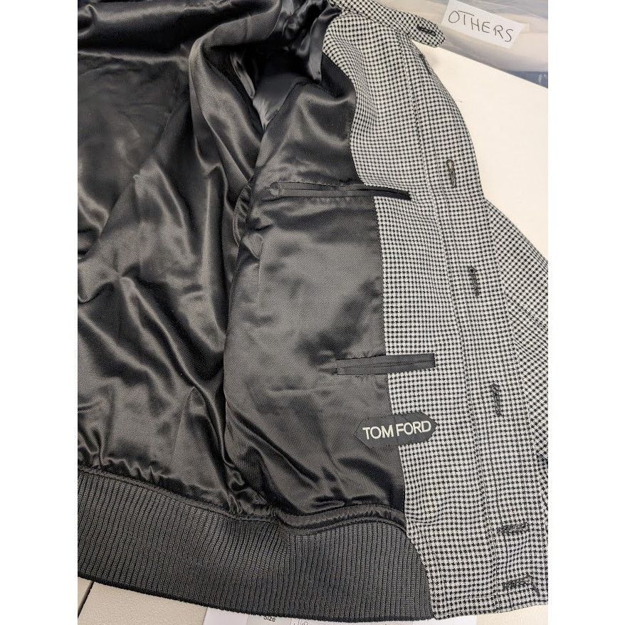 Tom Ford o1rshd1 CC20 Button up Jacket in Grey Size US M / EU 48-50 / 2 - 14 Thumbnail