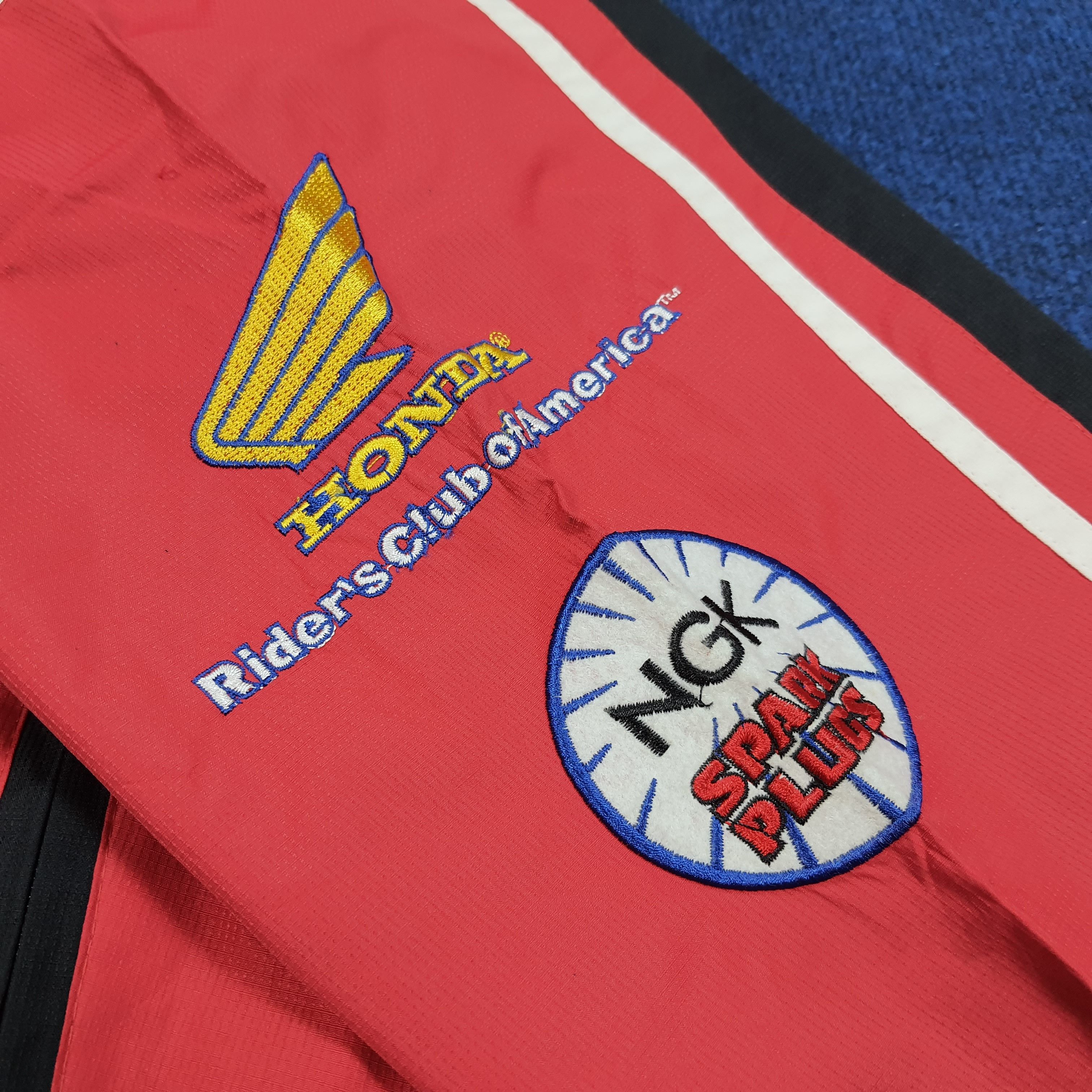 Honda × Vintage Vintage HONDA Japanese Brand Embroidered Bikers Jacket Size US L / EU 52-54 / 3 - 8 Thumbnail