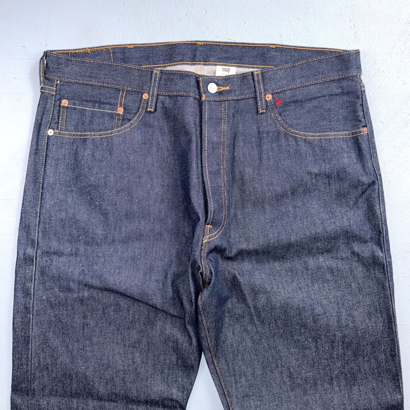 Levi's VINTAGE Levi's 501 Jeans Men 40x30 Black Dark Wash Straight Leg Deadstock Y2K 90s USA Size US 40 / EU 56 - 2 Thumbnail