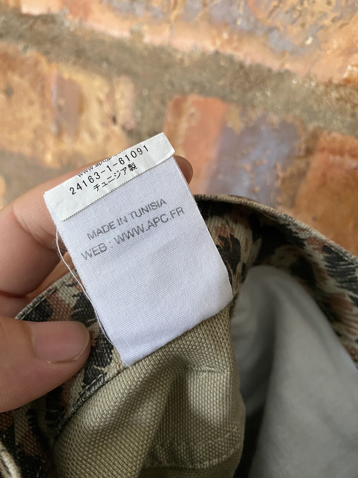 A.P.C. × Japanese Brand 2000s APC Tiger stripe Camo crop pants Size US 32 / EU 48 - 11 Thumbnail
