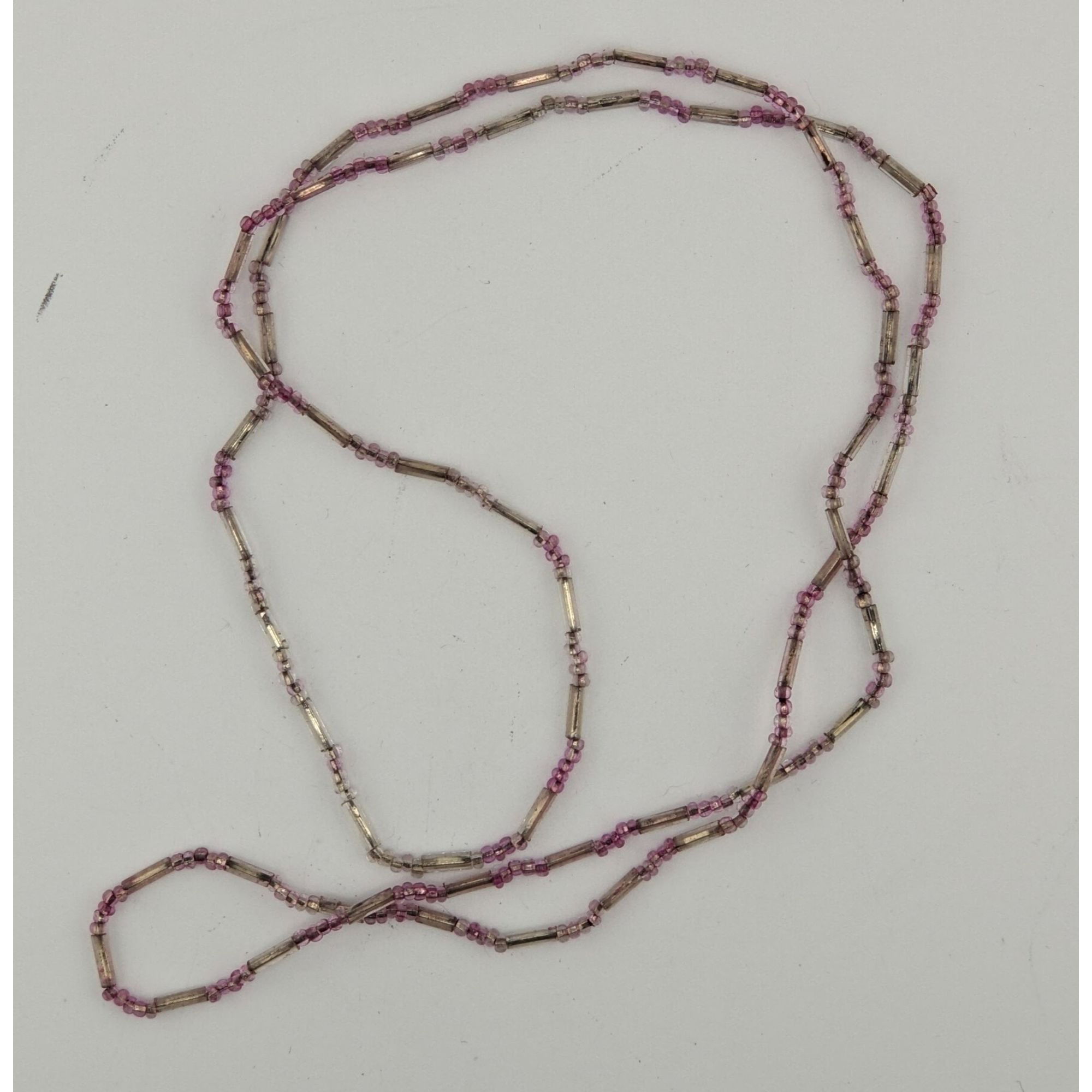 Other Casual Glass Pink & Silver Beaded Necklace Size ONE SIZE - 4 Thumbnail