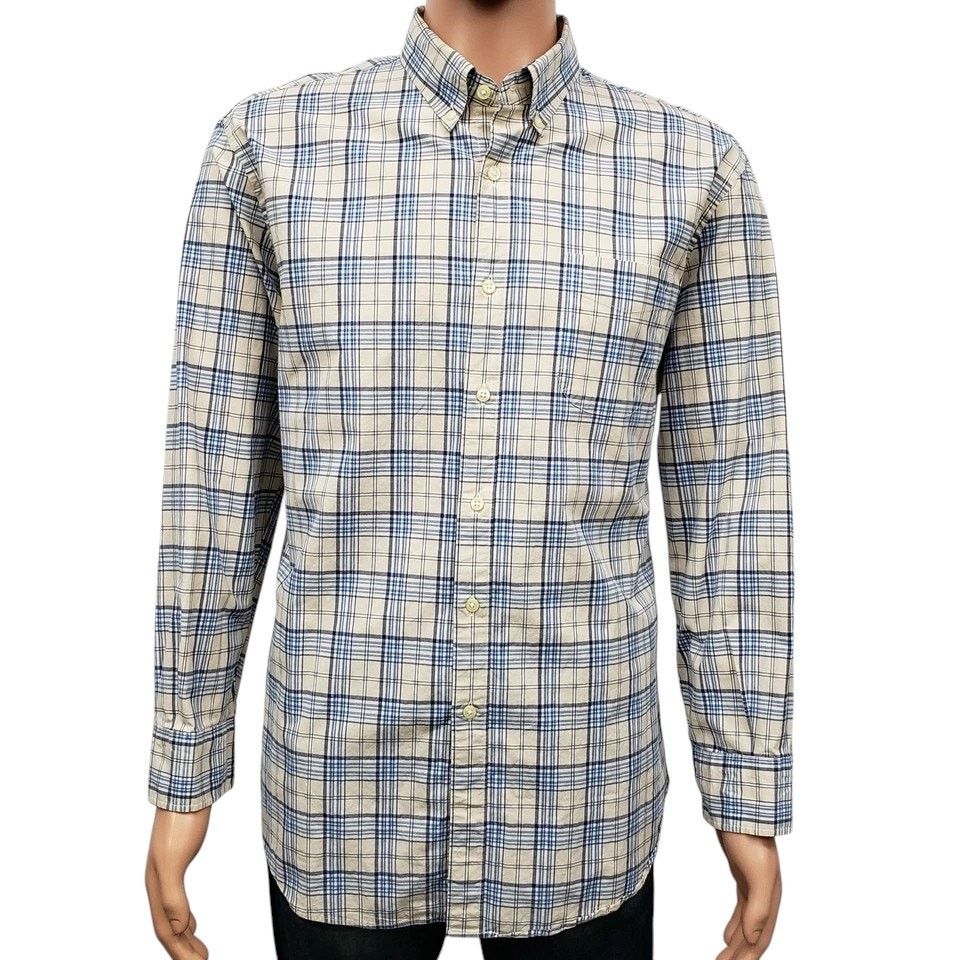 J.Crew J. Crew Secret Wash Shirt Stretch Plaid Check L/S Men XL Size US XL / EU 56 / 4 - 3 Thumbnail