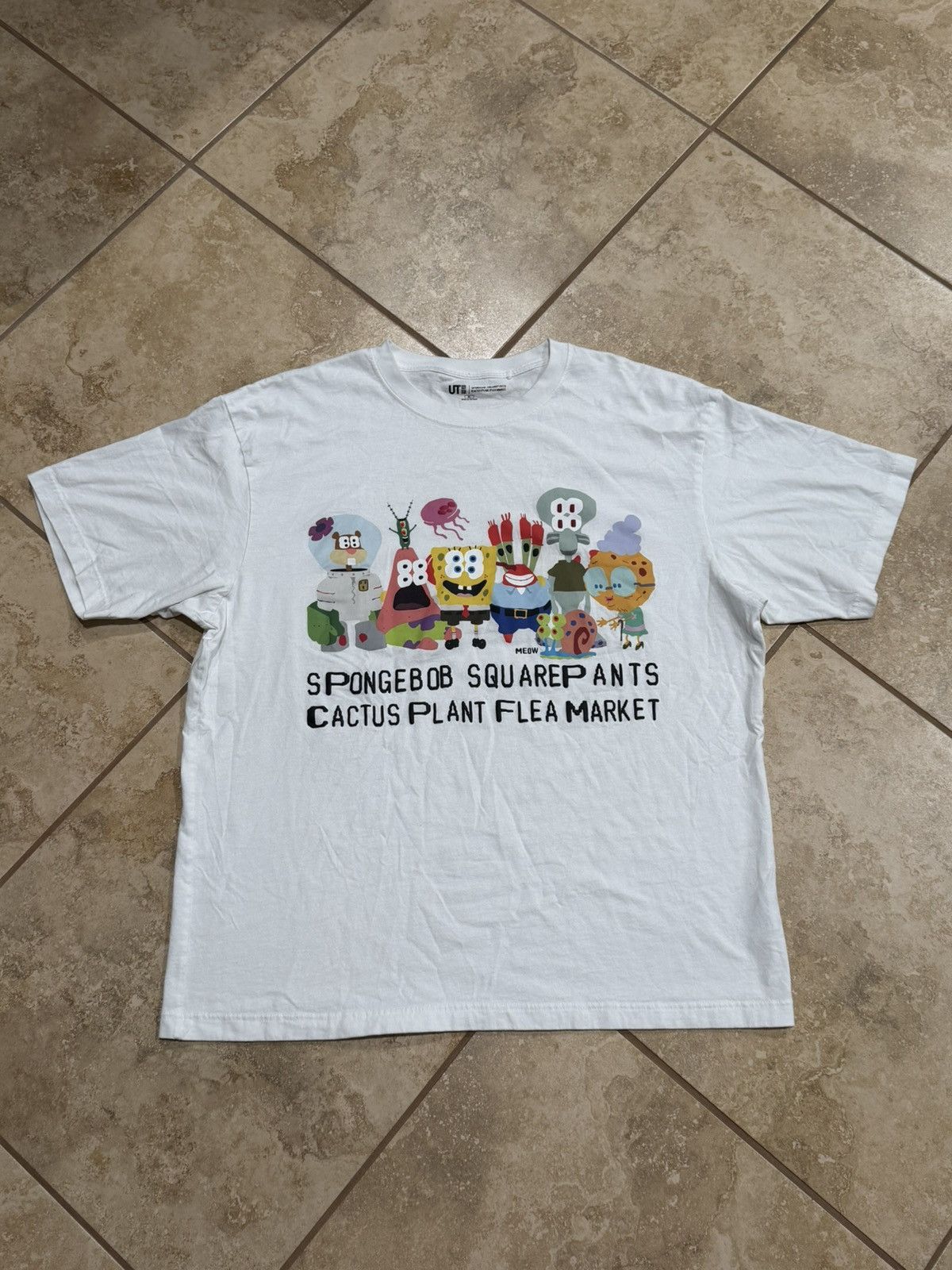 Uniqlo Uniqlo x CPFM SpongeBob SquarePants UT Shirt Size US XL / EU 56 / 4 - 1 Thumbnail