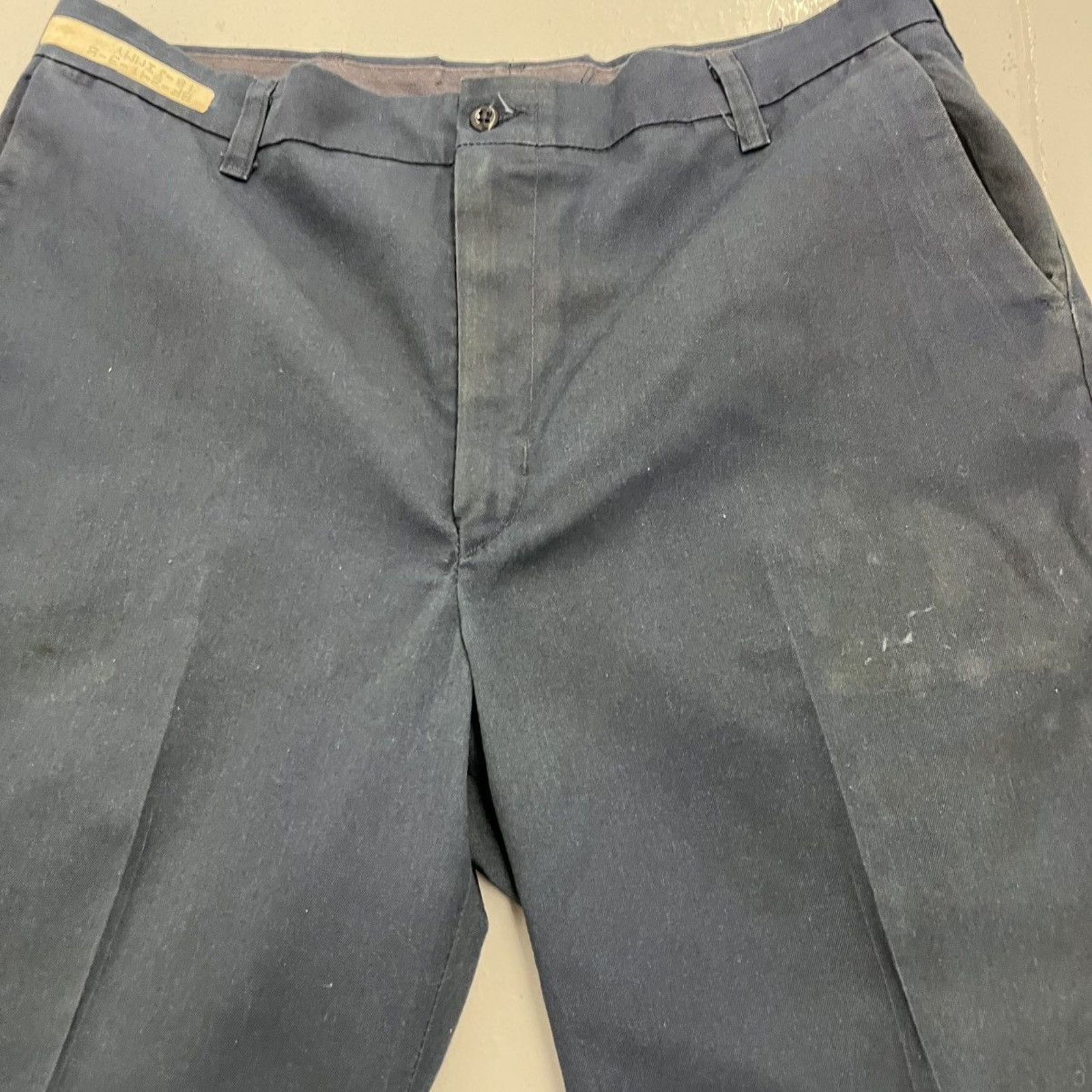 Other Vintage 70s Red Kap Navy Canvas Workwear Chinos 36x30 Size US 36 / EU 52 - 2 Thumbnail