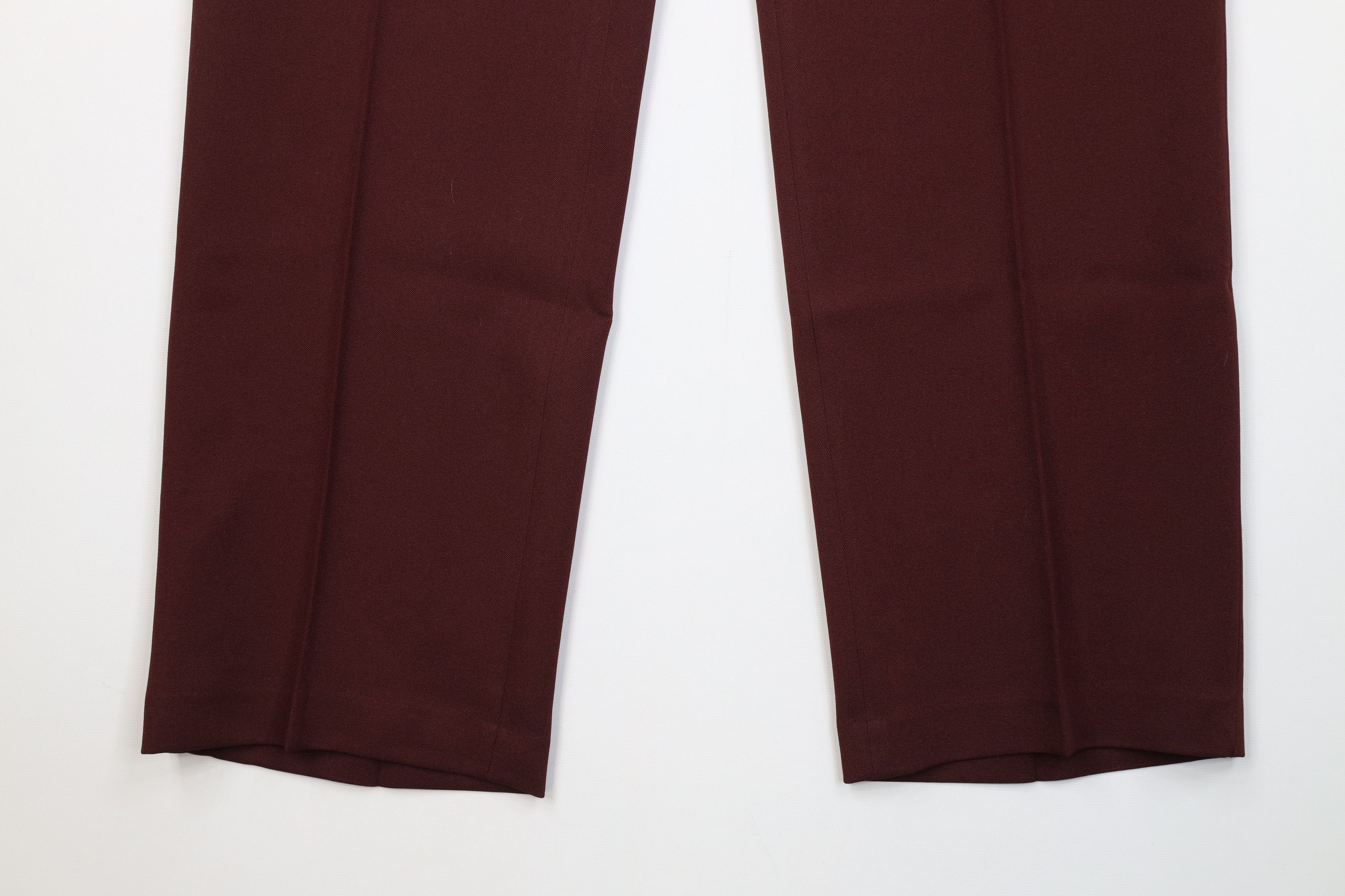 Vintage Vintage 70s Streetwear Wide Leg Chino Pants Trousers Red USA Size US 34 / EU 50 - 4 Thumbnail