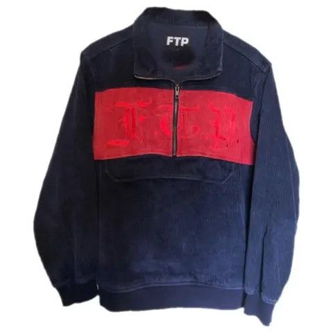 Fuck The Population FTP corduroy zip up Grailed