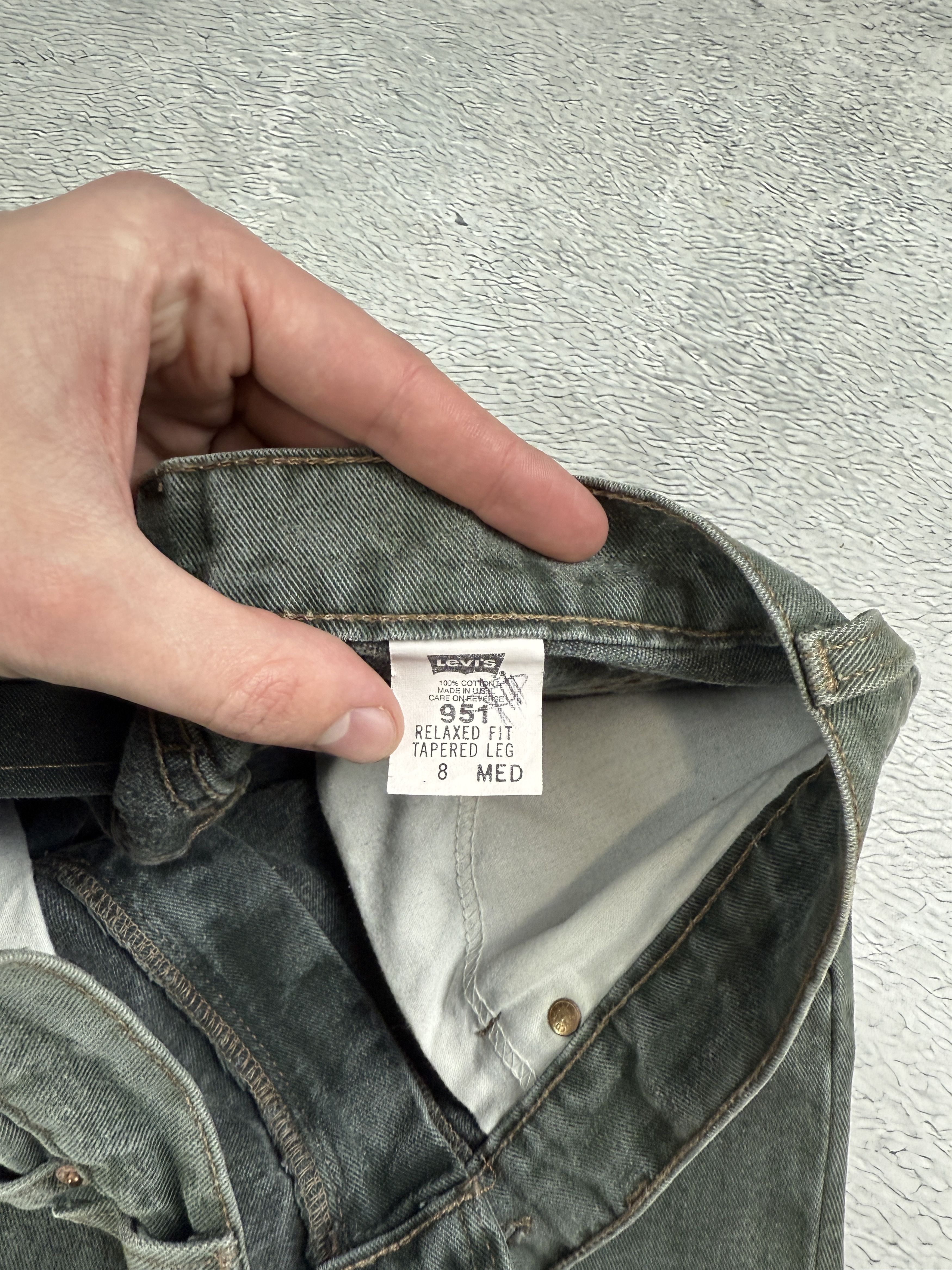 Levi's Vintage 90s Levi's 951 Jeans Orange Tab Relaxed Tapered Leg Size 30" / US 8 / IT 44 - 8 Thumbnail