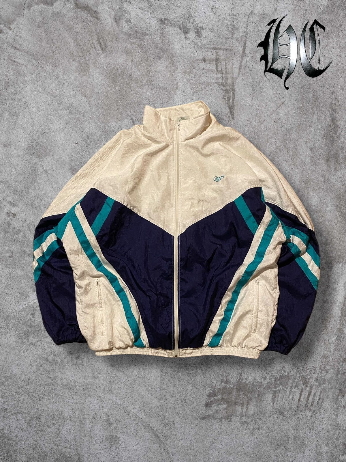 80s Vintage Calypso Sportswear Tracksuit - XXL