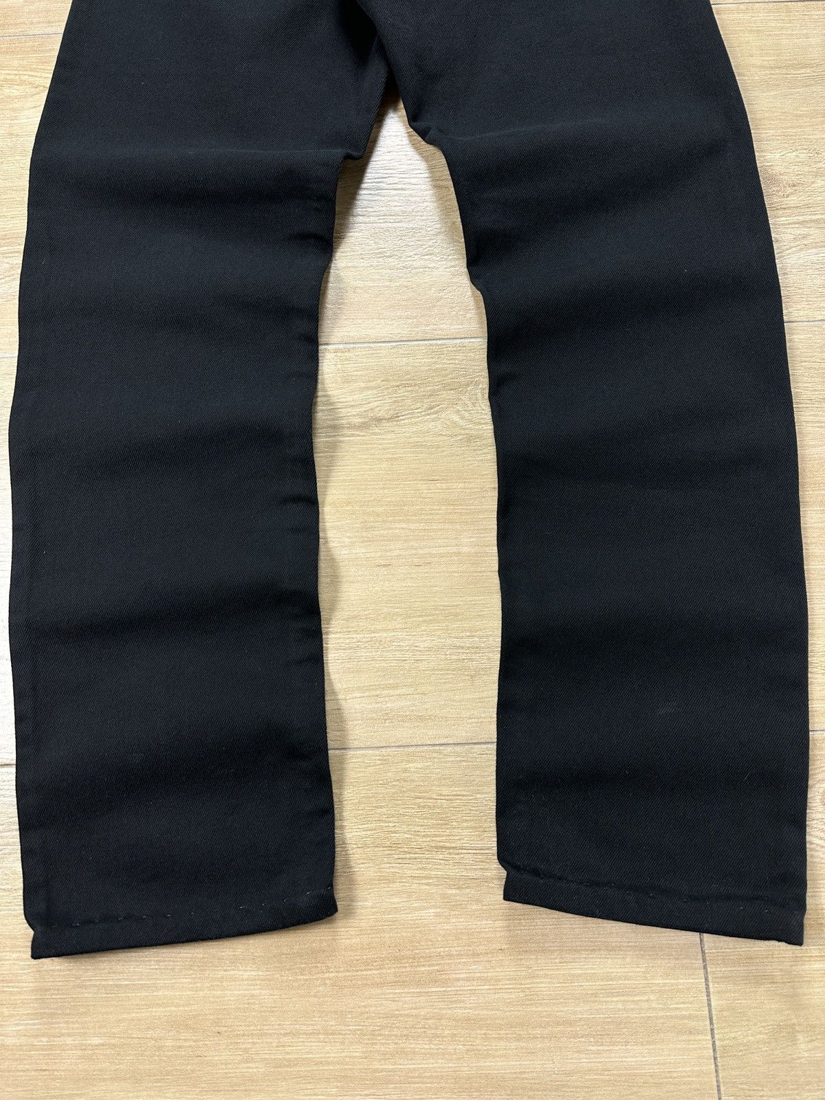 Levi's × Vintage Vintage 90’s Levi's 521 Black Denim Jeans Size US 34 / EU 50 - 3 Thumbnail