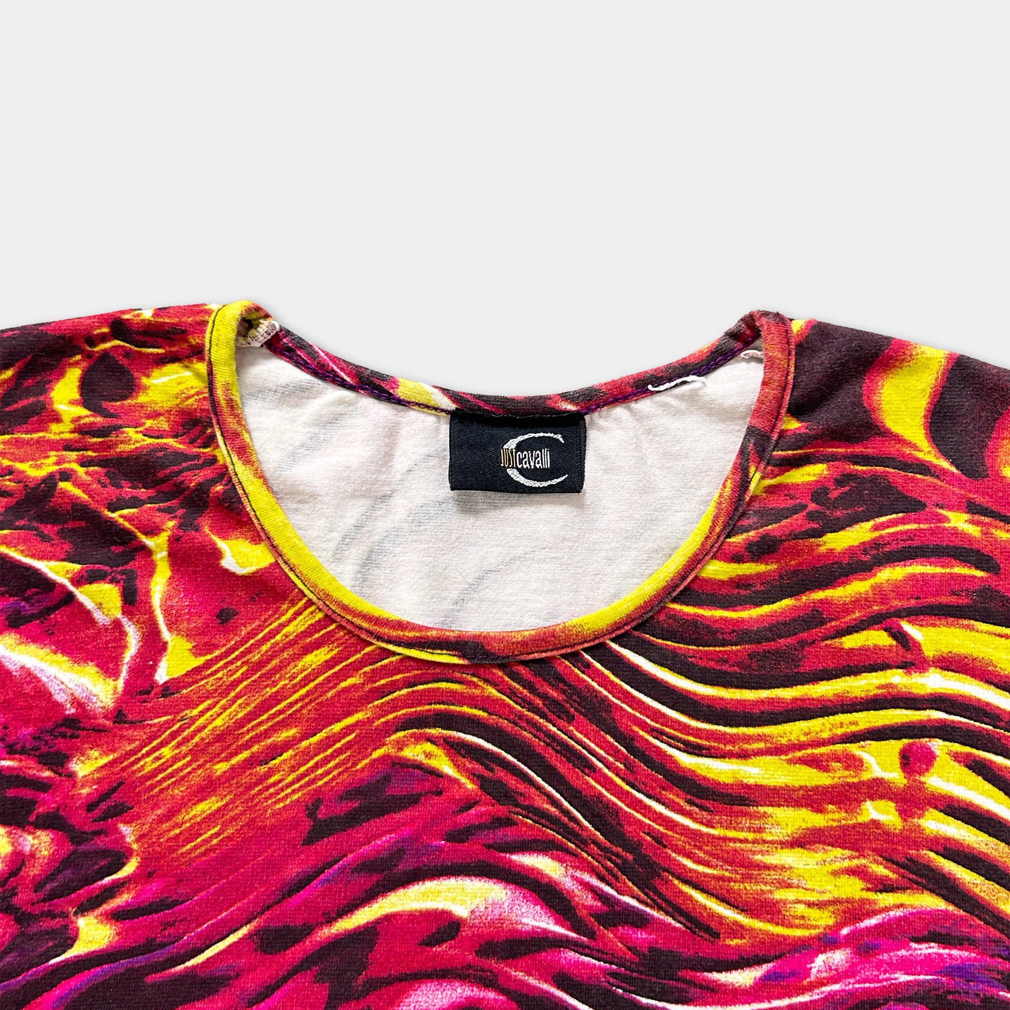 Just Cavalli Just Cavalli Tiger Gradient Graphic Tee Size US S / EU 44-46 / 1 - 3 Thumbnail