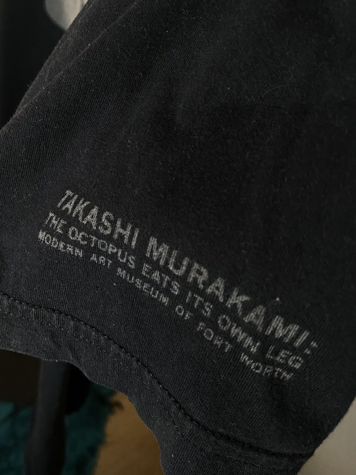 Takashi Murakami RARE XXL TRIPLE BLACK FLOWER TEE T SHIRT OCTOPUS EATS Size US XXL / EU 58 / 5 - 6 Thumbnail