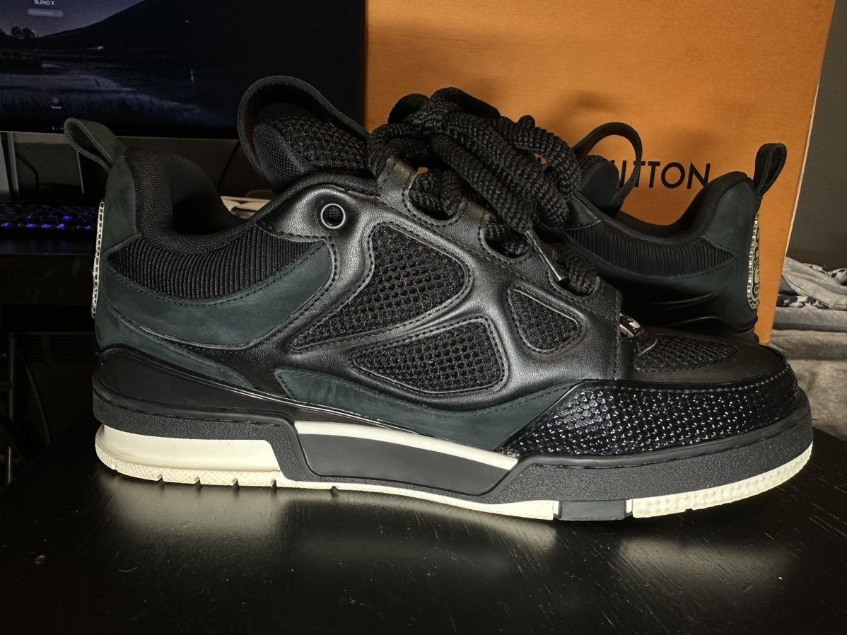 Louis Vuitton Black and White Skate Sneakers Size US 9 / EU 42 - 8 Thumbnail