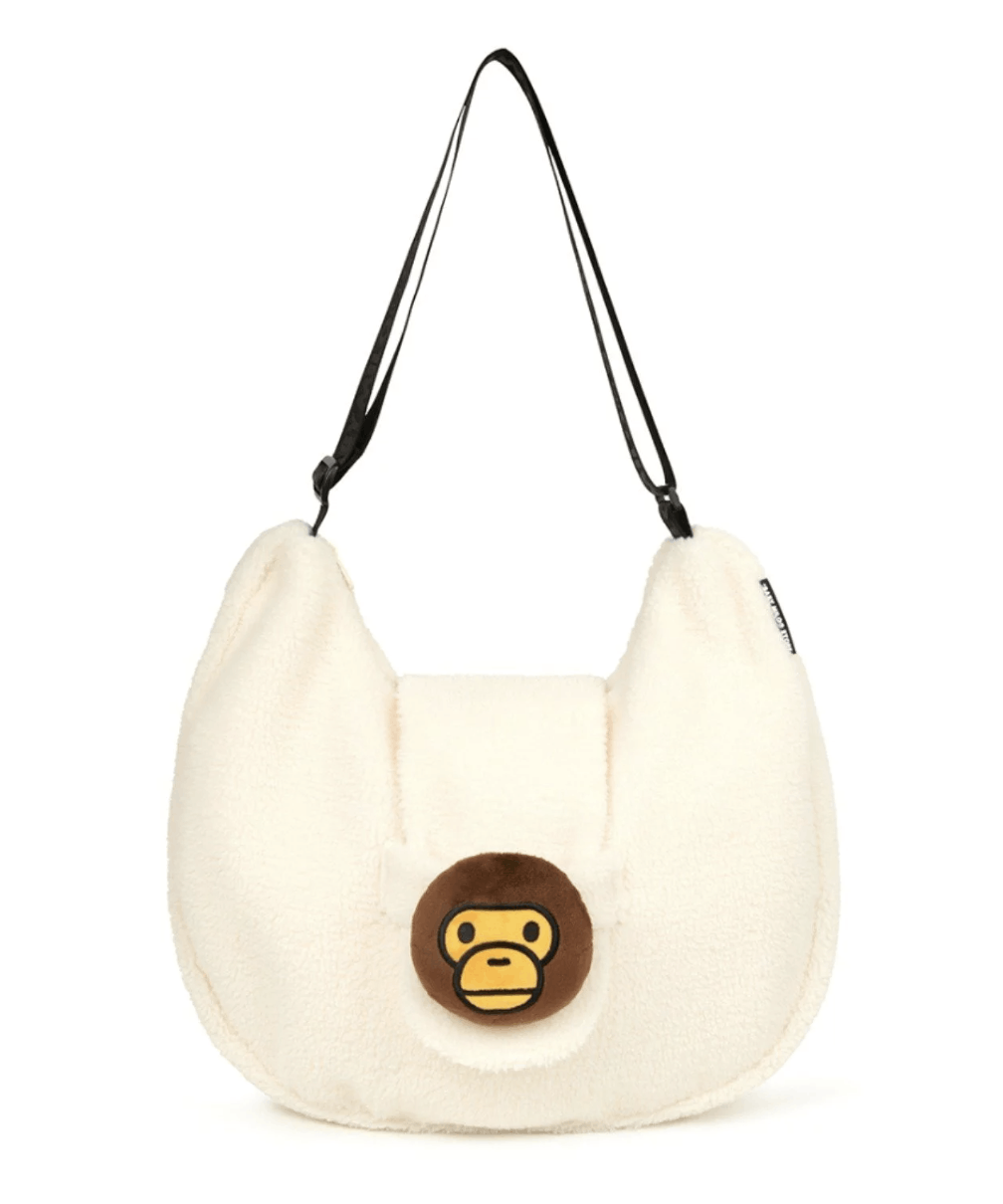 Bape Bape BABY MILO FAUX FUR SMALL TOTE BAG Size ONE SIZE - 1 Thumbnail