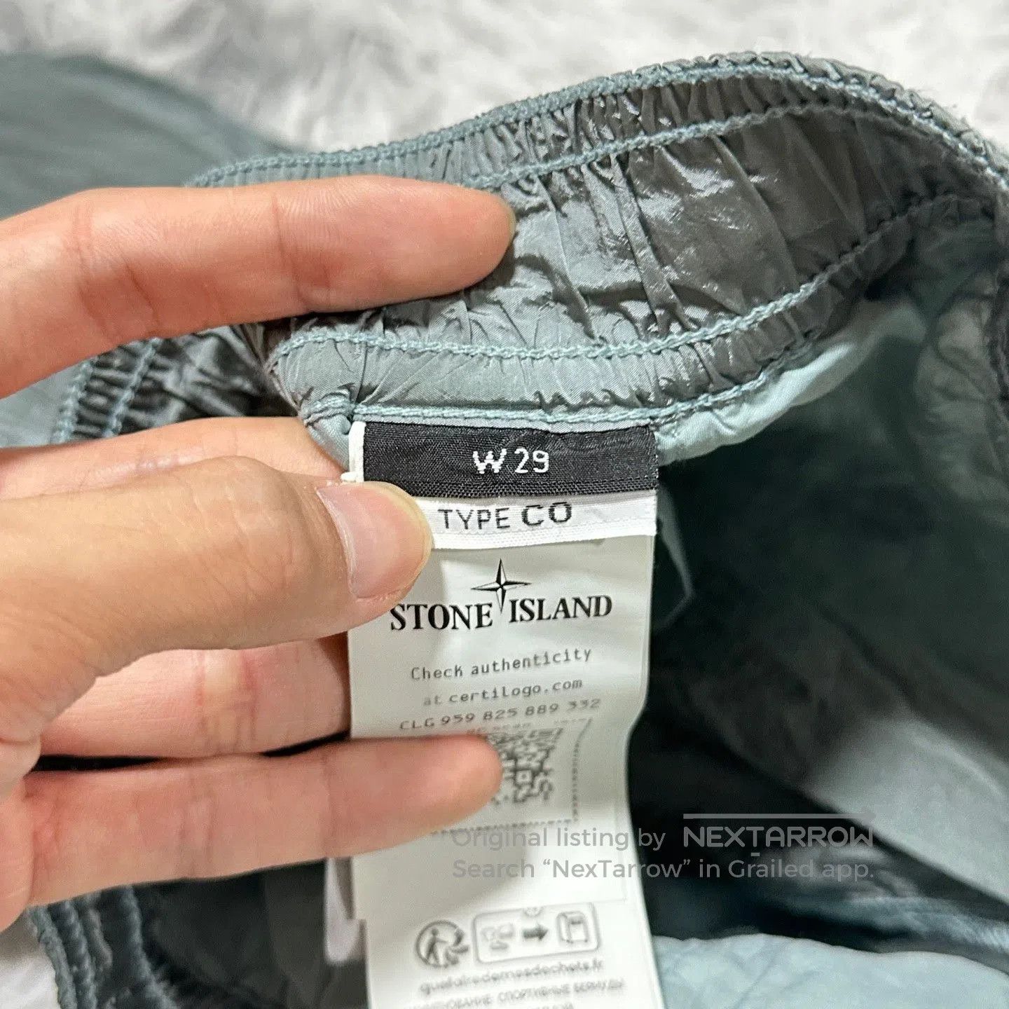 Stone Island Stone Island Metal Nylon Cargo Shorts. Size US 29 - 5 Thumbnail