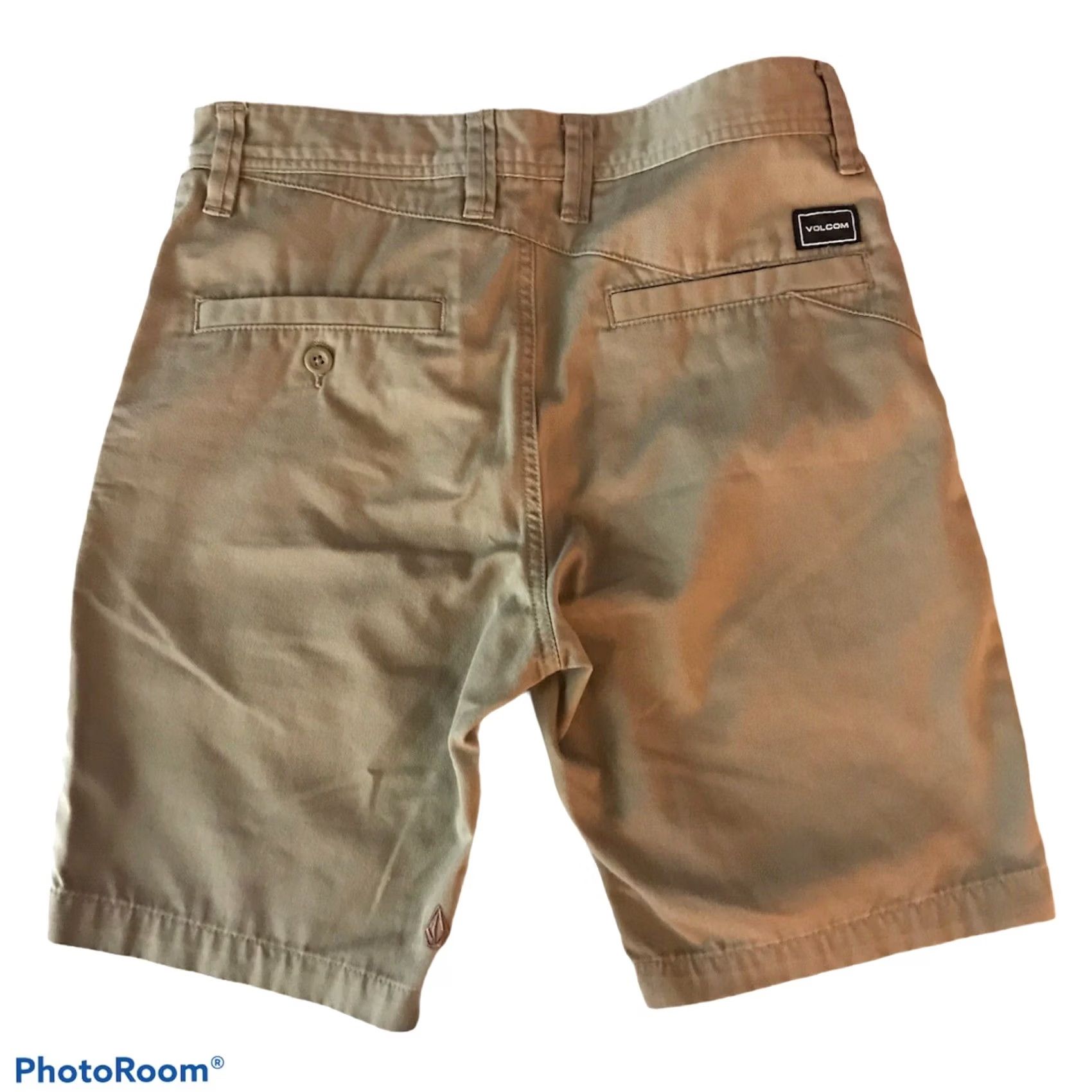 Volcom Volcom Shorts Mens 28 Hiking Walking Khaki Nylon Blend Flat Front True To This Size US 28 / EU 44 - 5 Thumbnail