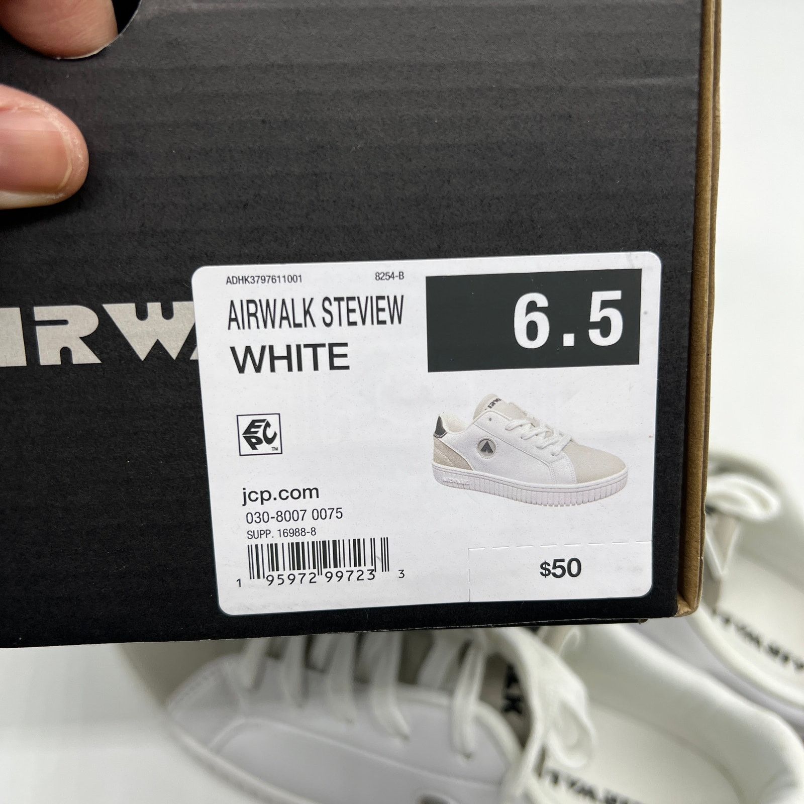 Airwalk AIRWALK Steview Skateboarding Shoes for Men White Size US 6.5 / EU 39-40 - 9 Thumbnail