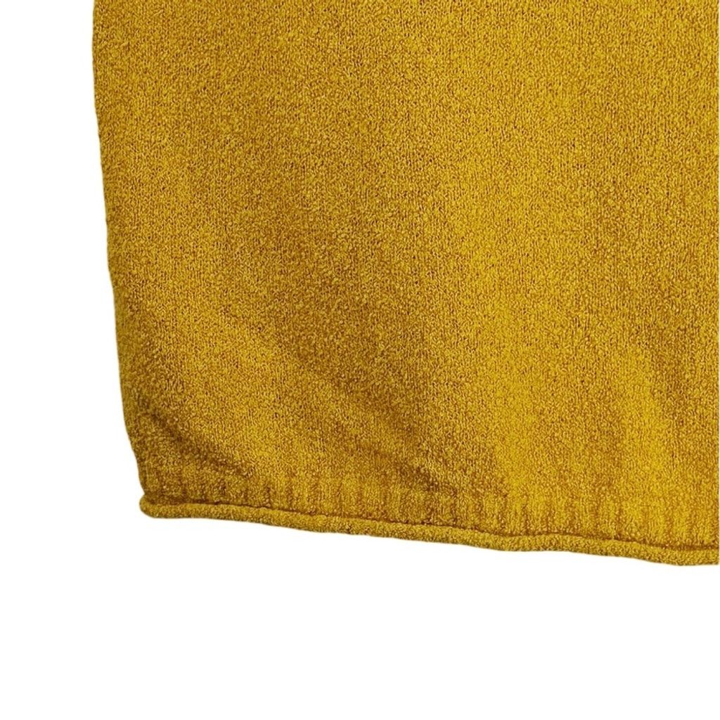 Madewell MADEWELL Women's Mustard Knitted Tank Top Shoulders Size XXS Size XXS / US 00 / IT 34 - 3 Thumbnail
