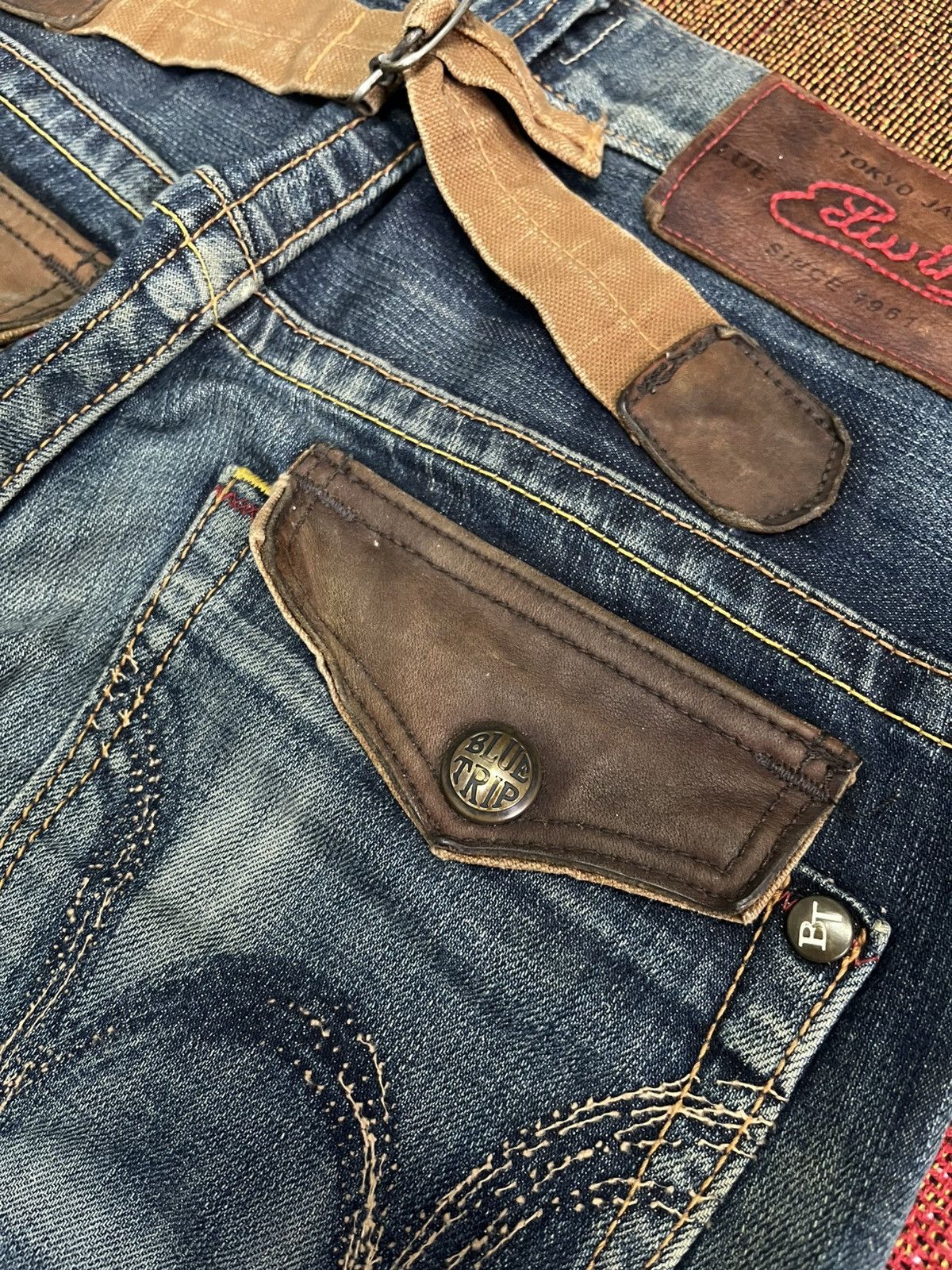 Japanese Brand 🇯🇵Edwin Flare denim pants🇯🇵 Size US 26 / EU 42 - 9 Thumbnail