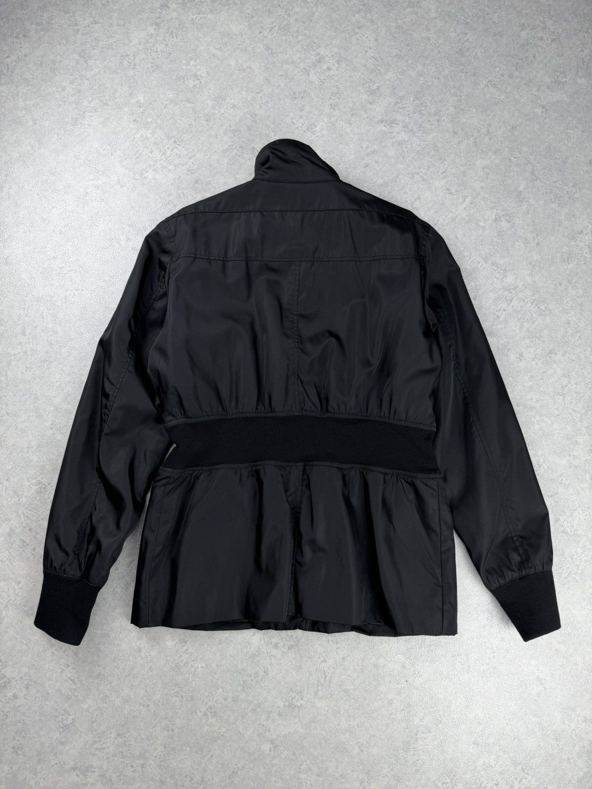 Prada Prada Women Black Nylon Jacket Zip Button Front IT 44 Size M / US 6-8 / IT 42-44 - 12 Thumbnail