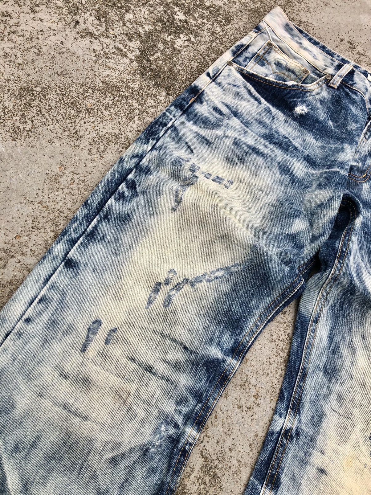 Bleach BLEACH ACID WASH DPSR DENIM Size US 34 / EU 50 - 3 Thumbnail