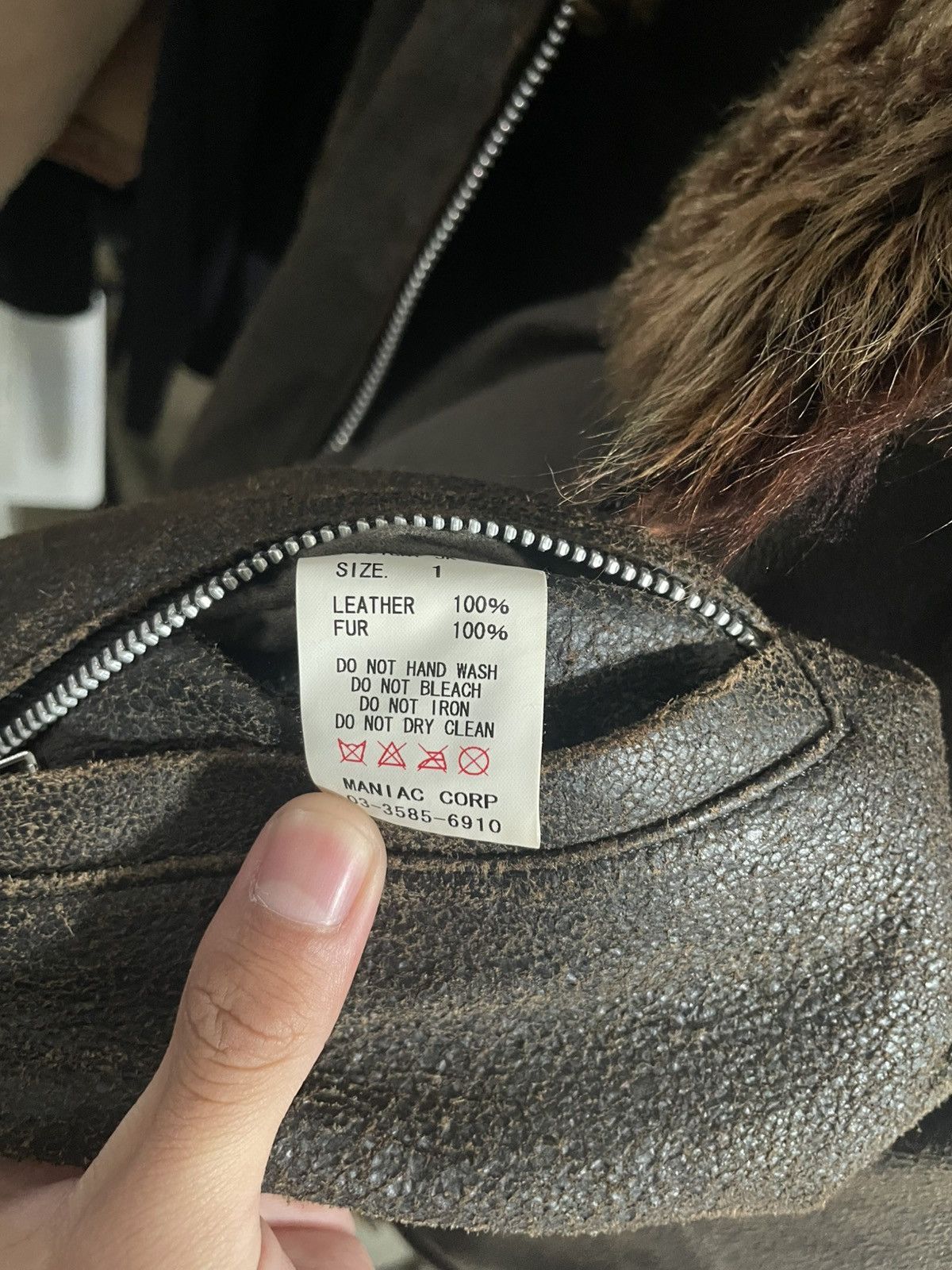If Six Was Nine × Le Grande Bleu (L.G.B.) Le grand bleu aviator leather jacket Size US S / EU 44-46 / 1 - 8 Thumbnail