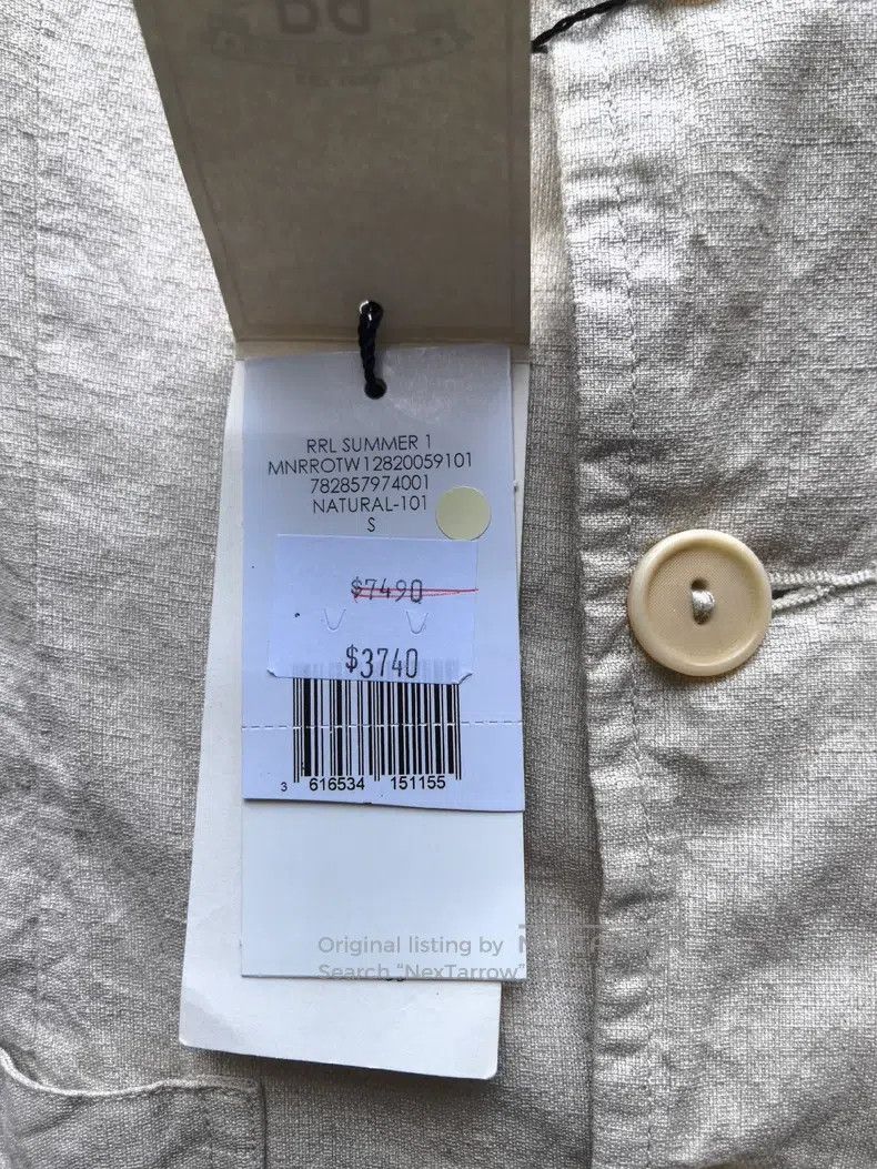 RRL Ralph Lauren RRL Ralph Lauren Double top quality cotton, linen, silk bl Size US S / EU 44-46 / 1 - 3 Thumbnail