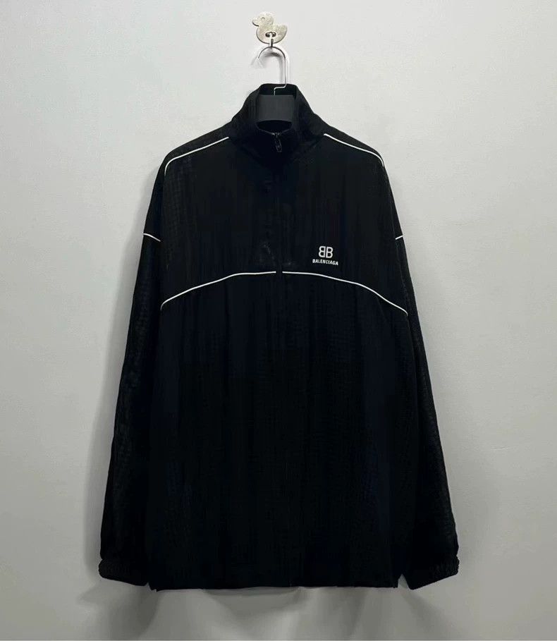 Balenciaga Balenciaga Black and white double B letter dark houndstoot Size US S / EU 44-46 / 1 - 1 Thumbnail