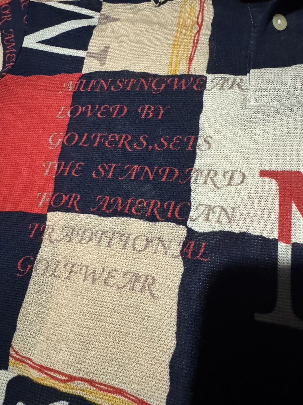 Japanese Brand × Vintage Vintage Munsingwear Golf Classic Polo Golf Shirt Size US L / EU 52-54 / 3 - 4 Thumbnail