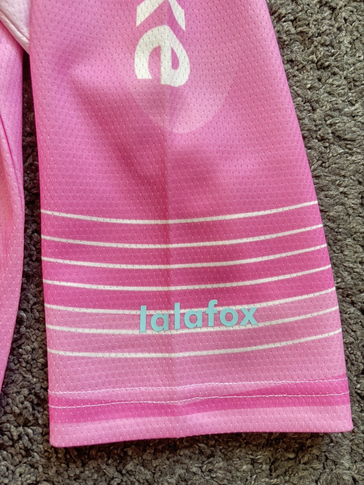 Japanese Brand Lalafox pink 22 streetwear unisex long sleeves jersey tee Size US M / EU 48-50 / 2 - 8 Thumbnail