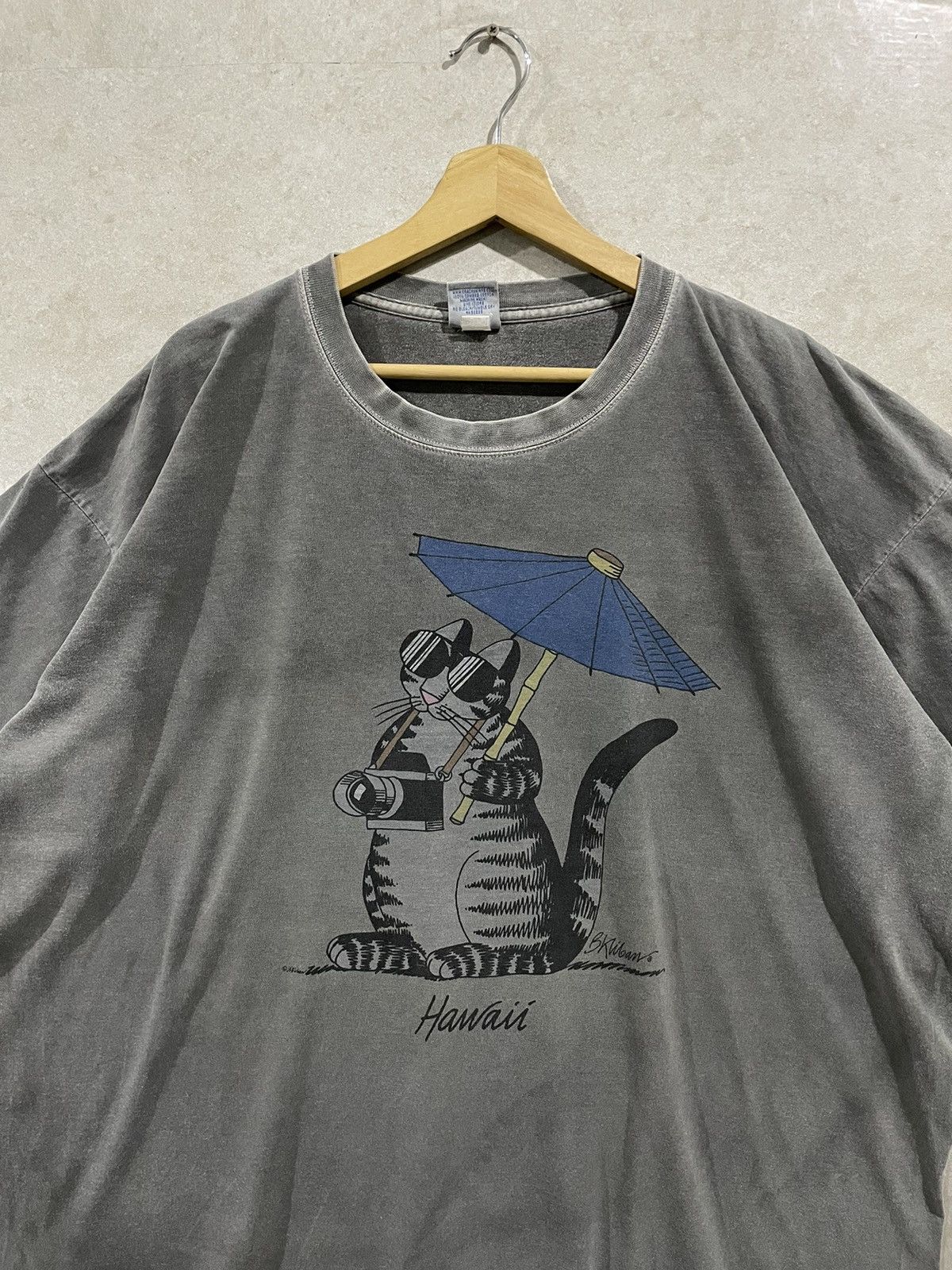 Vintage Vintage Y2K Hawaii Crazy Shirt Tee Size US XXL / EU 58 / 5 - 2 Thumbnail
