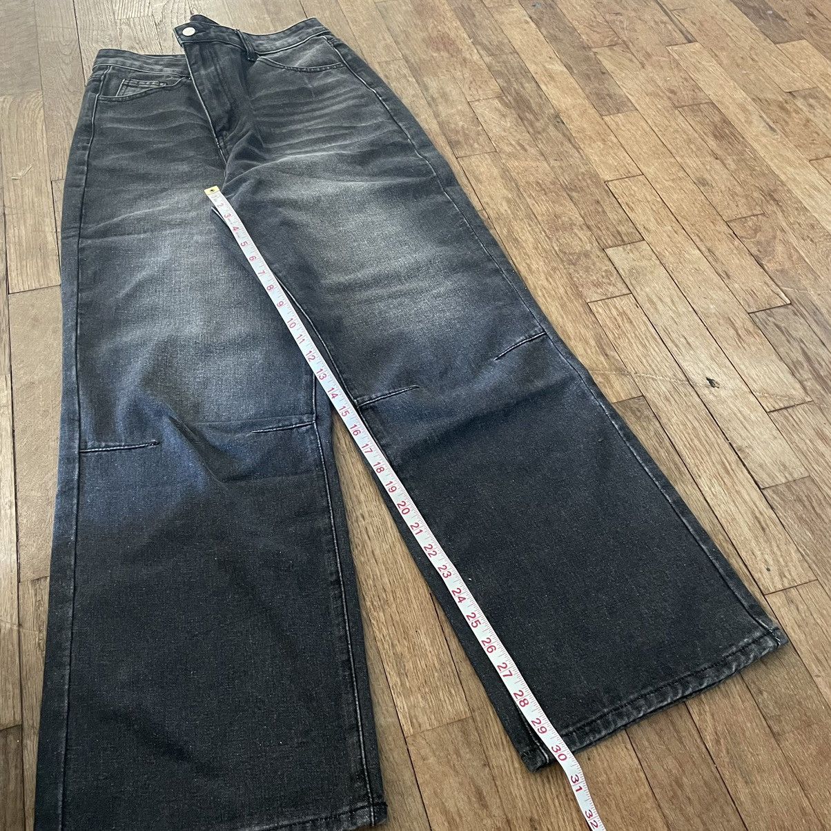 Vintage Baggy black wide leg jeans Size US 32 / EU 48 - 5 Thumbnail