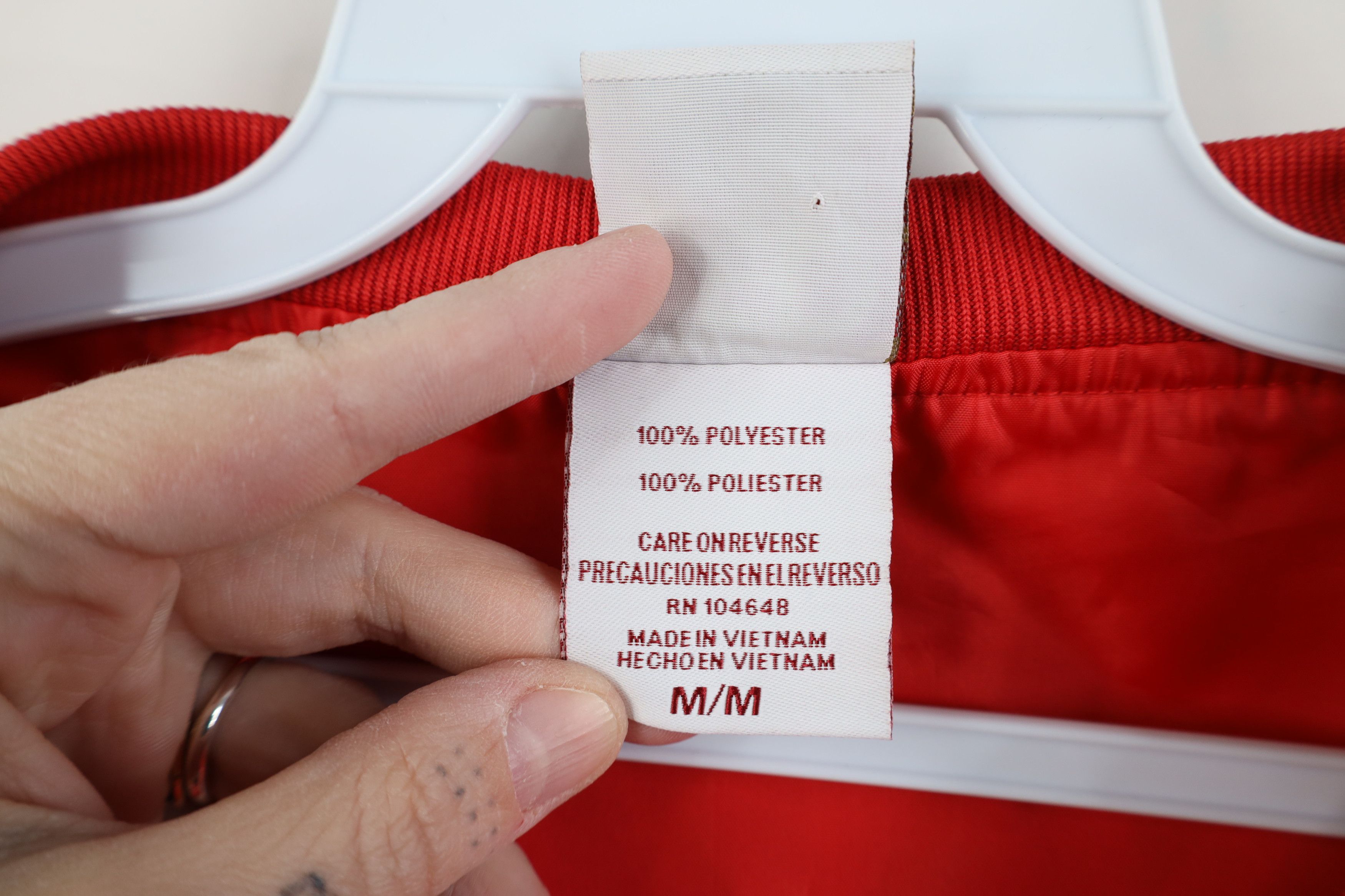 Vintage Vintage Y2K Ohio State University Windbreaker Jacket Red Size US M / EU 48-50 / 2 - 10 Thumbnail