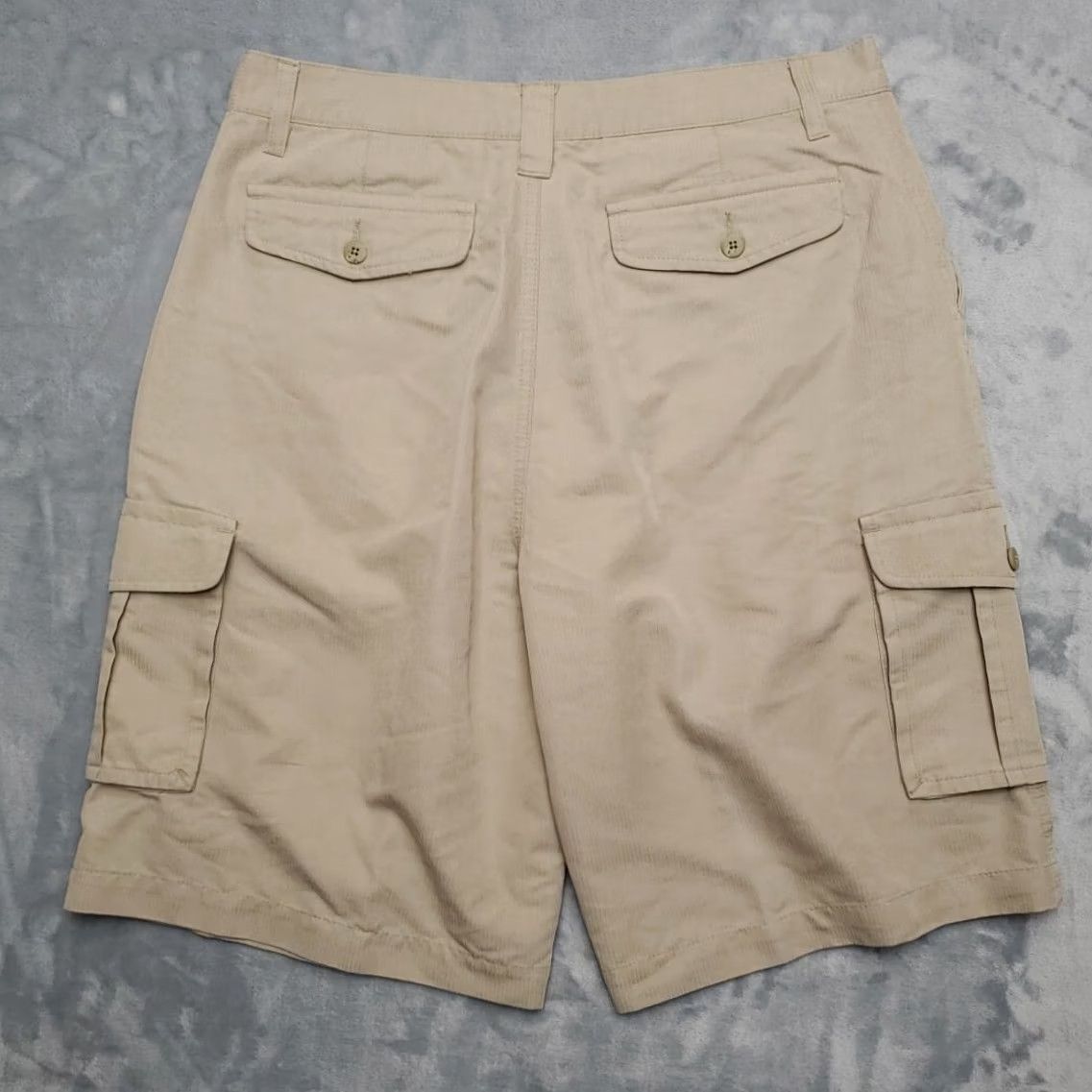 Vintage Trader Bay Shorts Mens 34 Khaki Cargo Utility Hike Outdoor Nature Comfort Casual Beige Reg URL Size US 34 / EU 50 - 4 Thumbnail