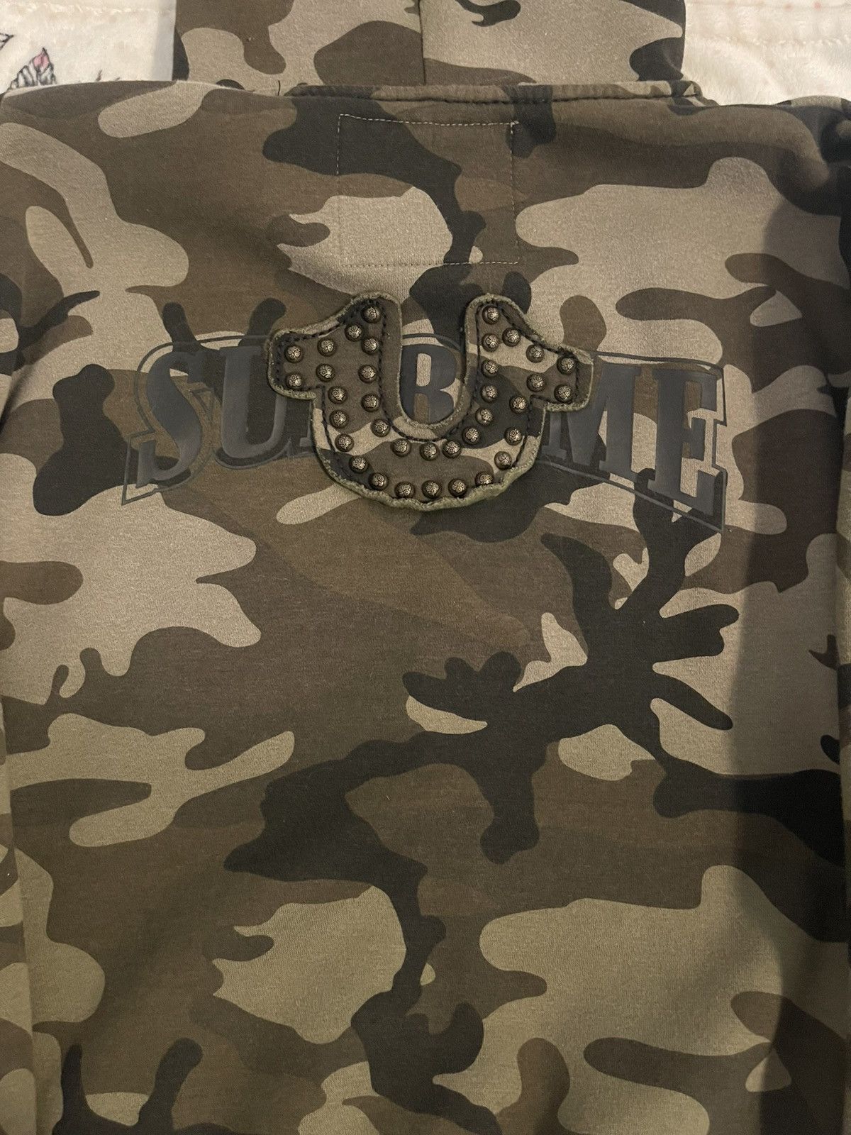Supreme × True Religion Supreme x True Religion Camo Zip Up Sweatshirt Size US L / EU 52-54 / 3 - 10 Thumbnail
