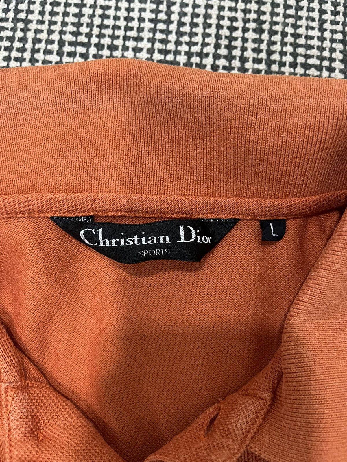 Designer × Dior Christian Dior Polo Short Sleeve Tee T Shirt Size US L / EU 52-54 / 3 - 3 Thumbnail