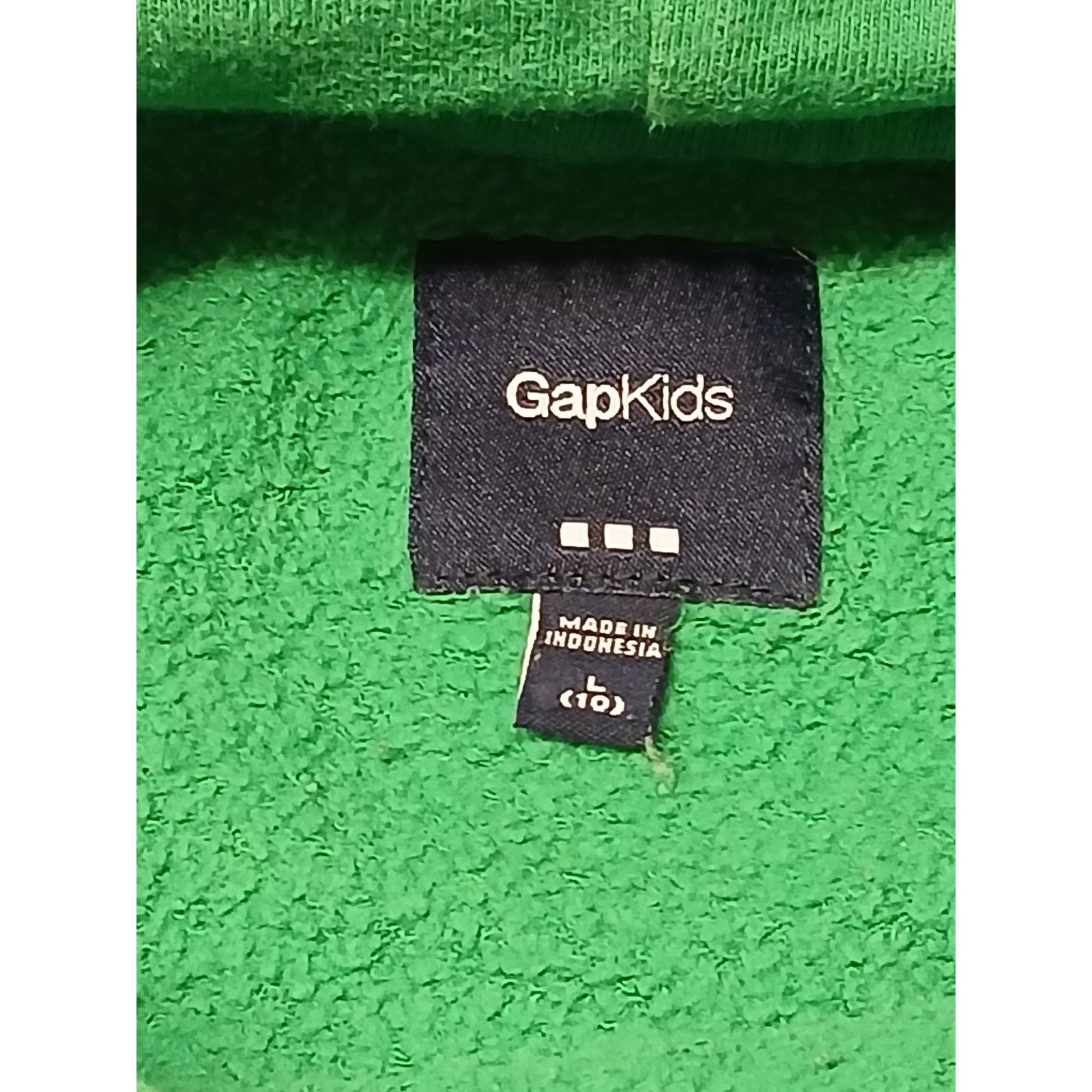 Gap Gap Kids (Large) Green Pullover Hoodie Sweatshirt Size L / US 10 / IT 46 - 7 Thumbnail