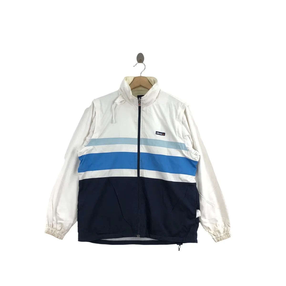 Ellesse Vtg 90’ ELLESSE PERUGIA ITALIA Jaspo Striped Jacket Size US M / EU 48-50 / 2 - 1 Thumbnail